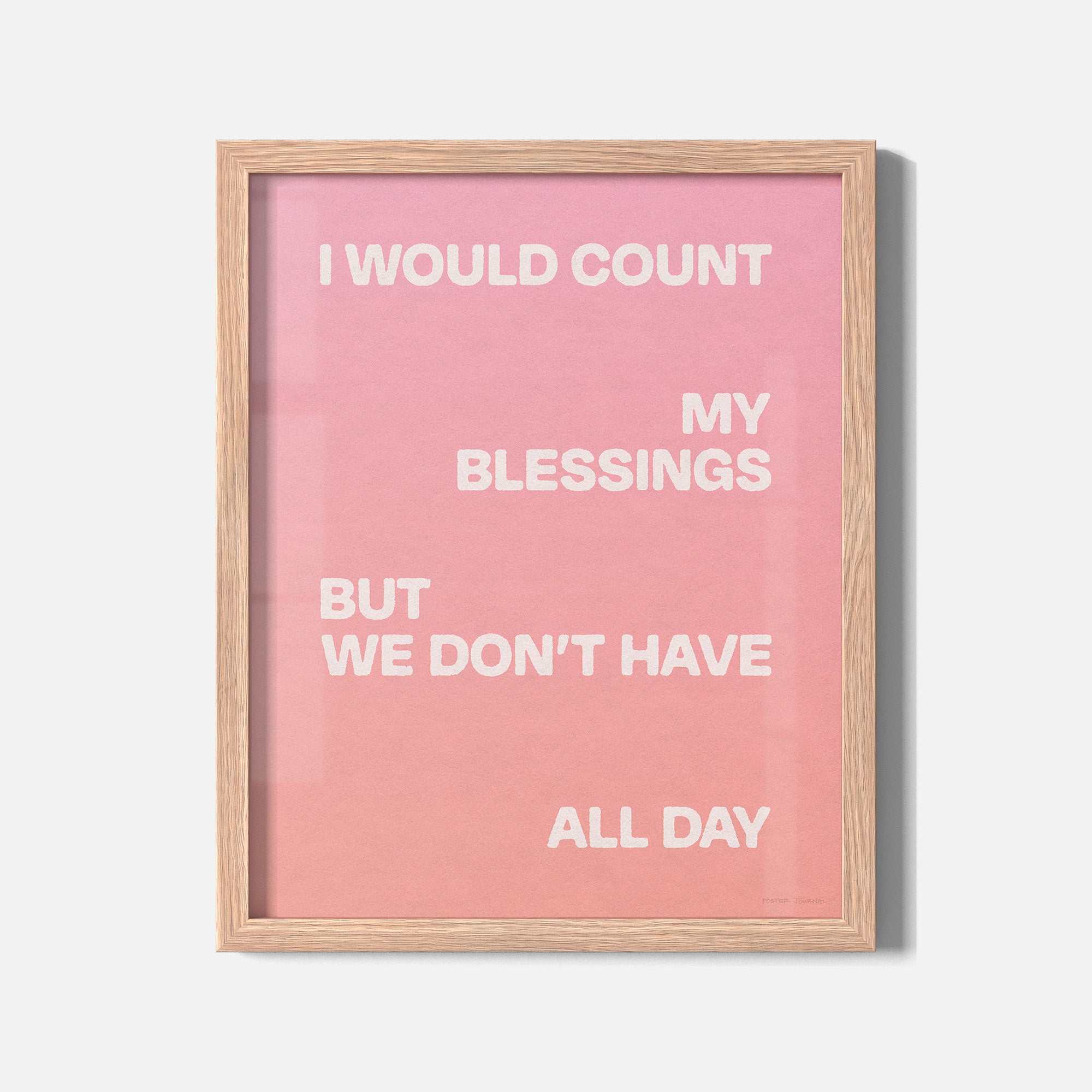BLESSINGS PRINT