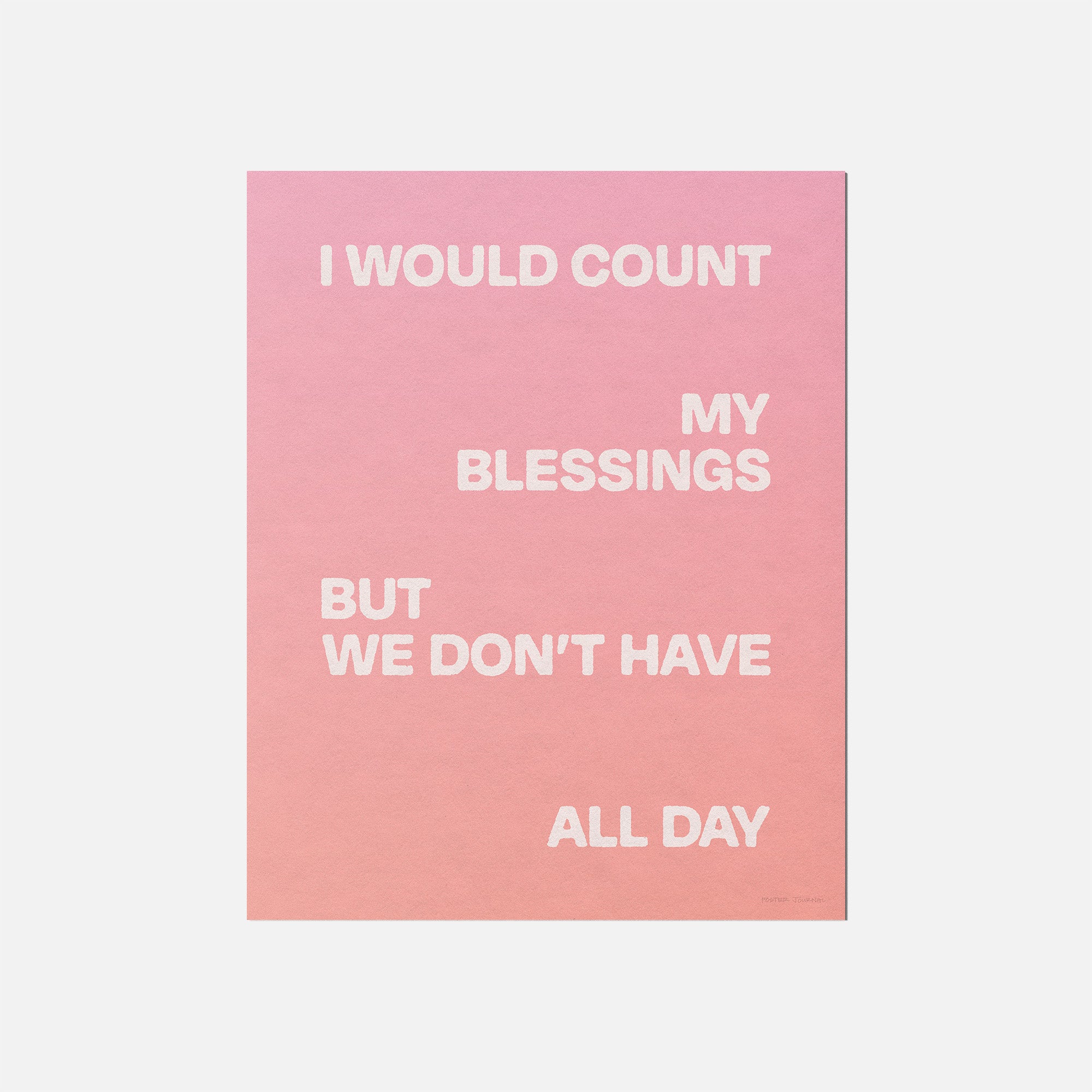 BLESSINGS PRINT