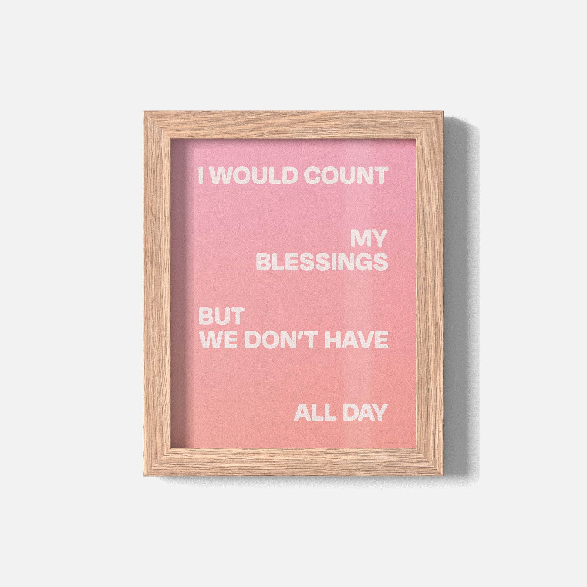 BLESSINGS PRINT