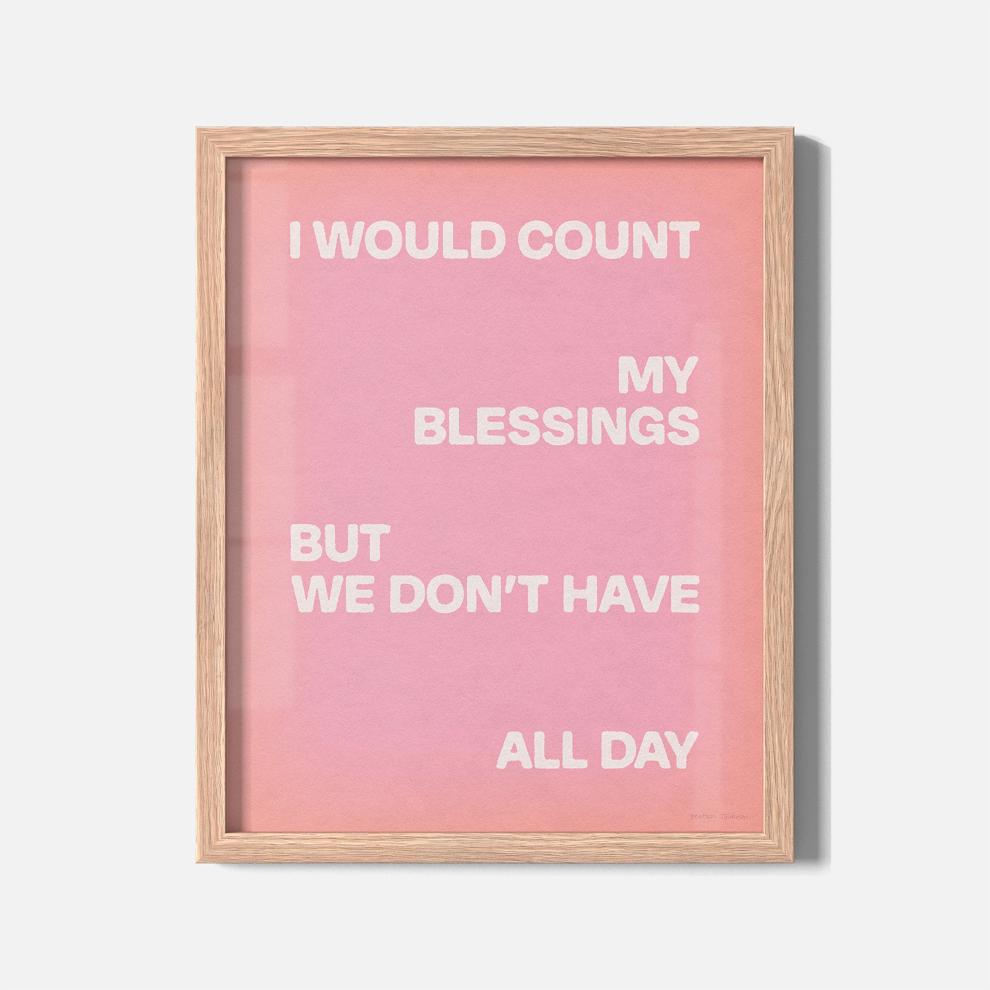 BLESSINGS PRINT
