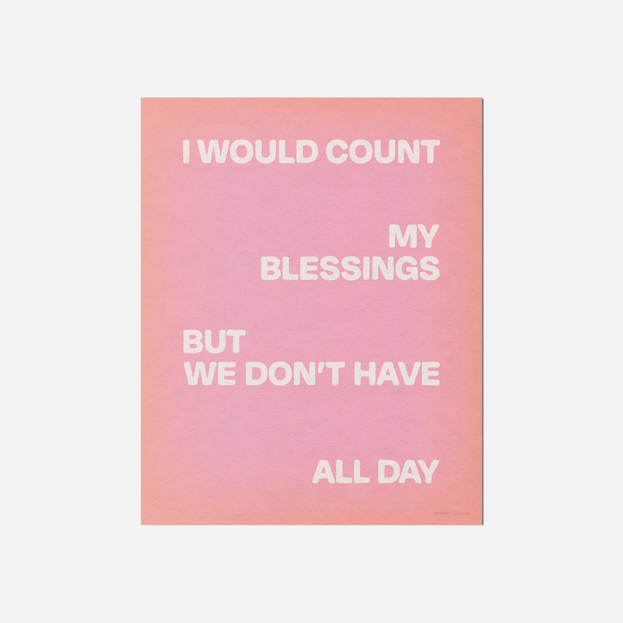 BLESSINGS PRINT