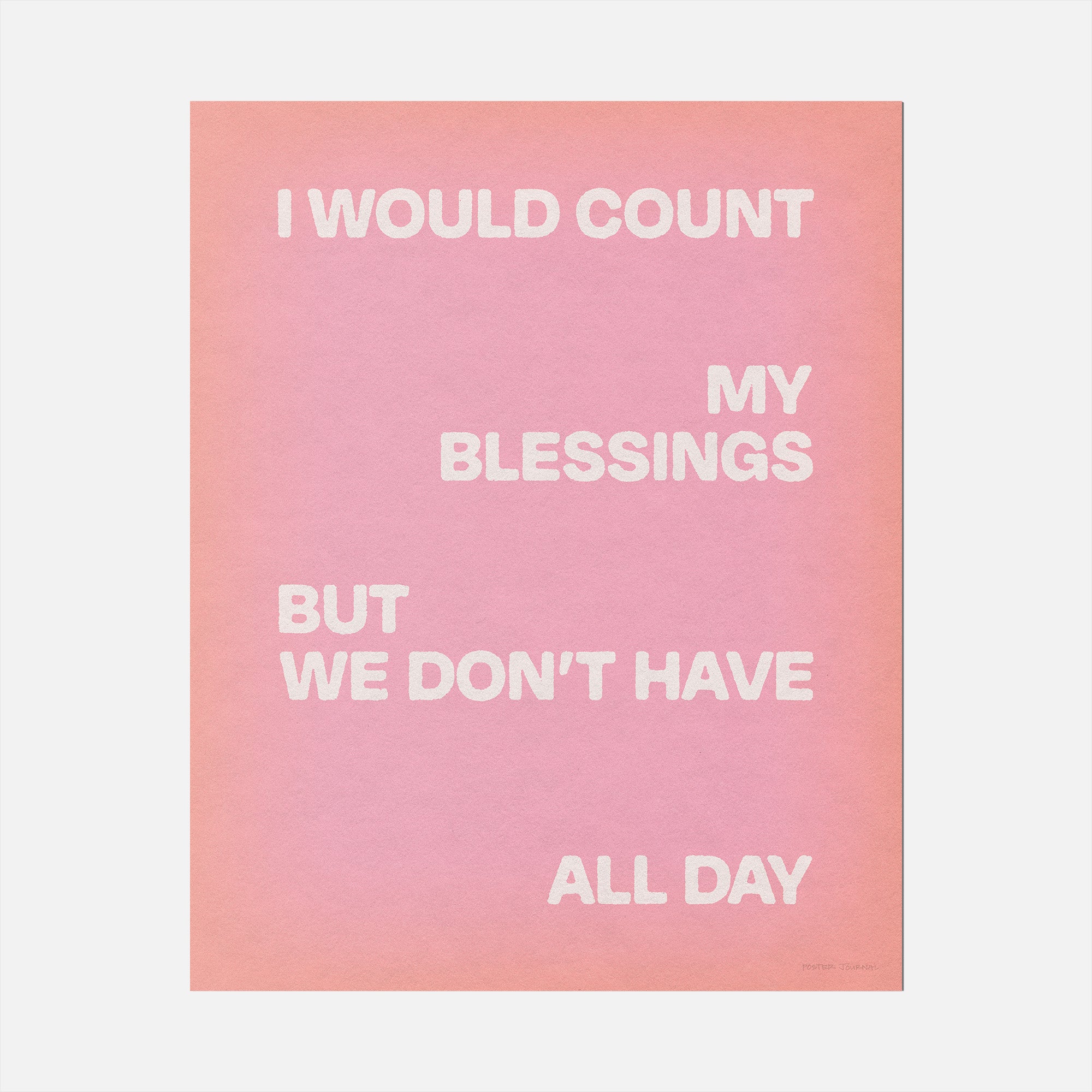 BLESSINGS PRINT
