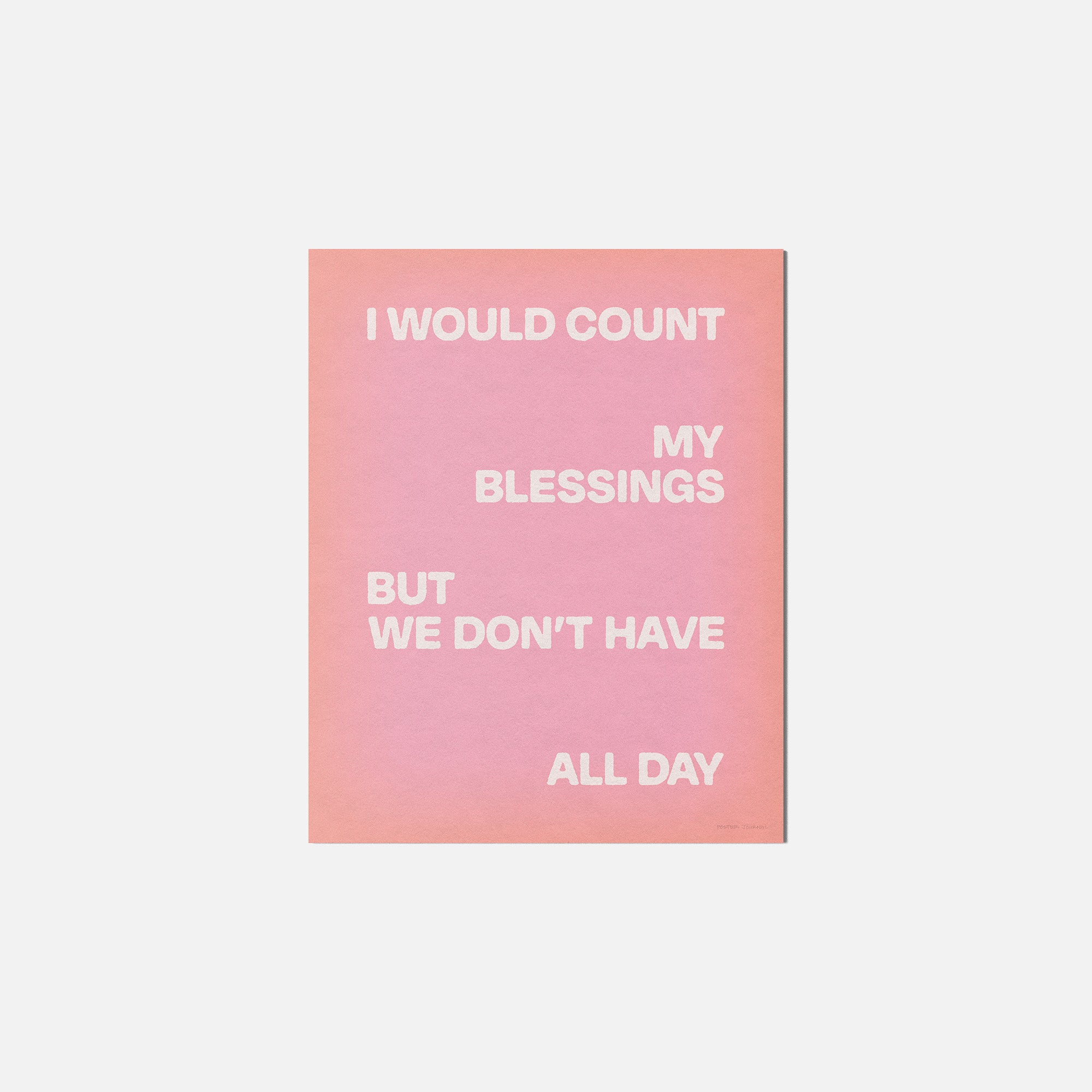 BLESSINGS PRINT
