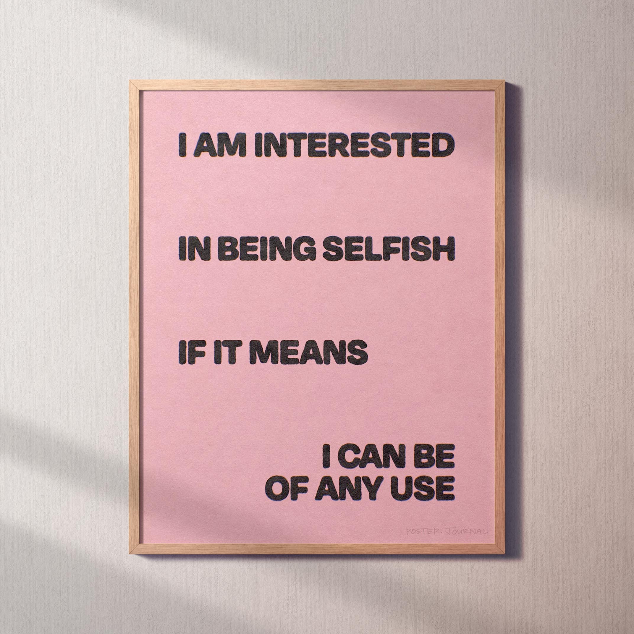 SELFISH PRINT