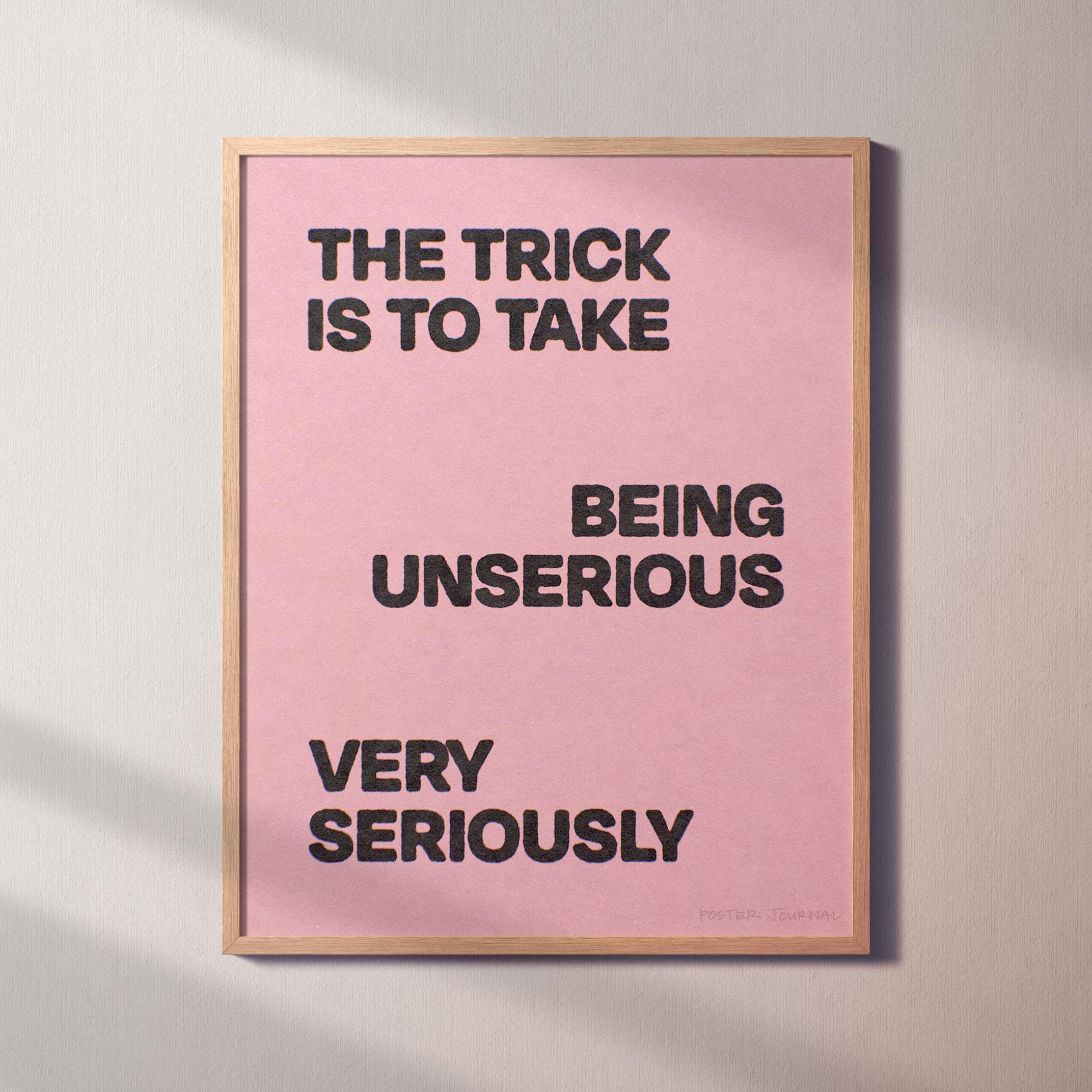 UNSERIOUS PRINT