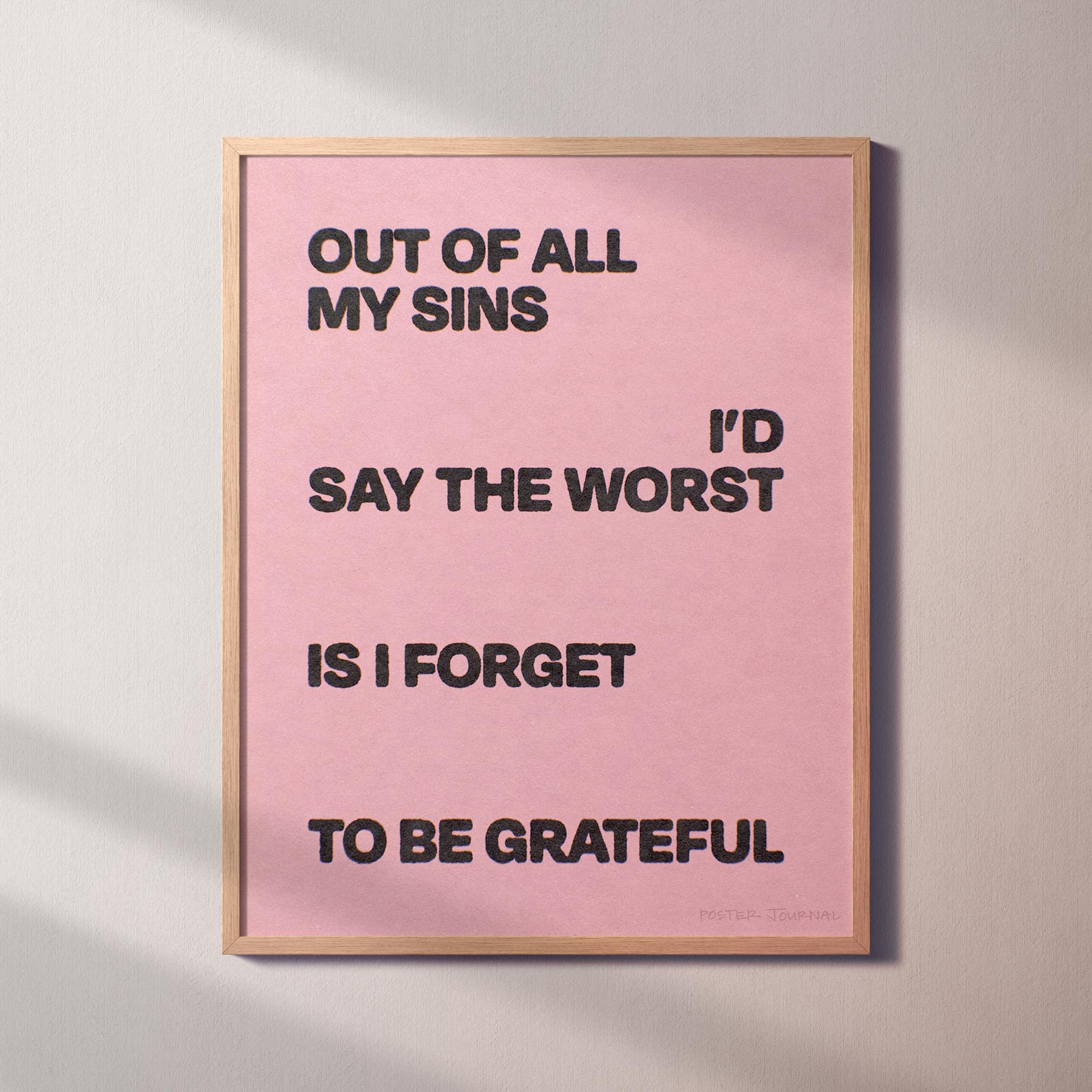 GRATEFUL PRINT