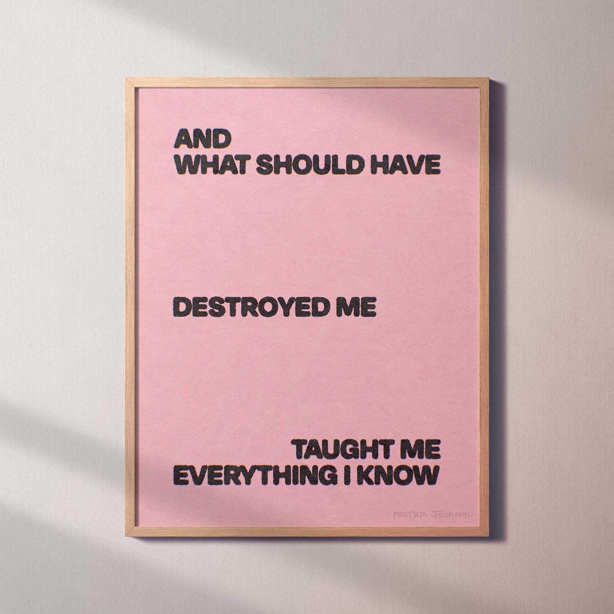 DESTROYED PRINT