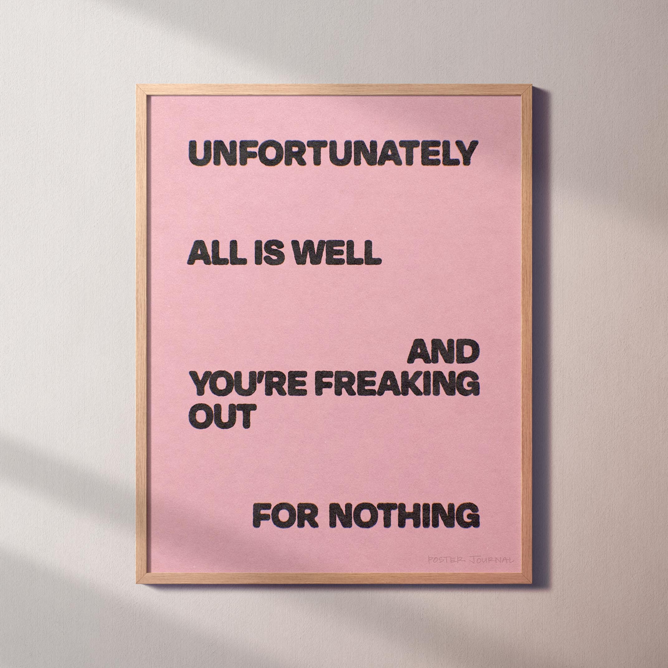 UNFORTUNATELY PRINT