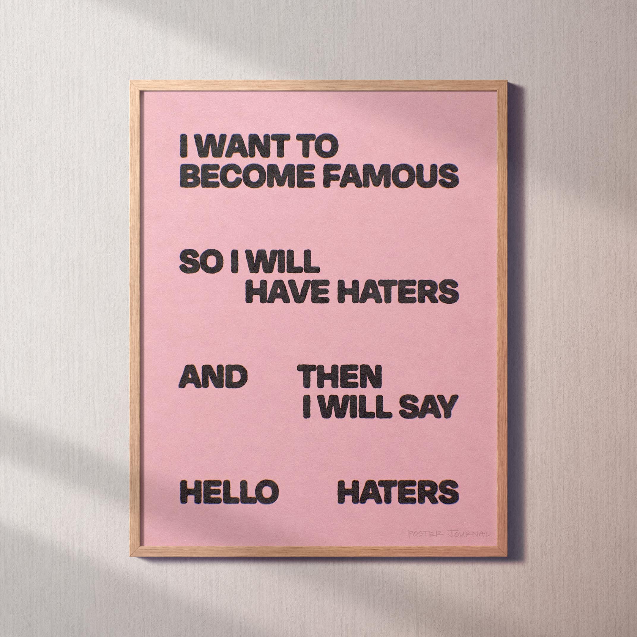 HATERS PRINT