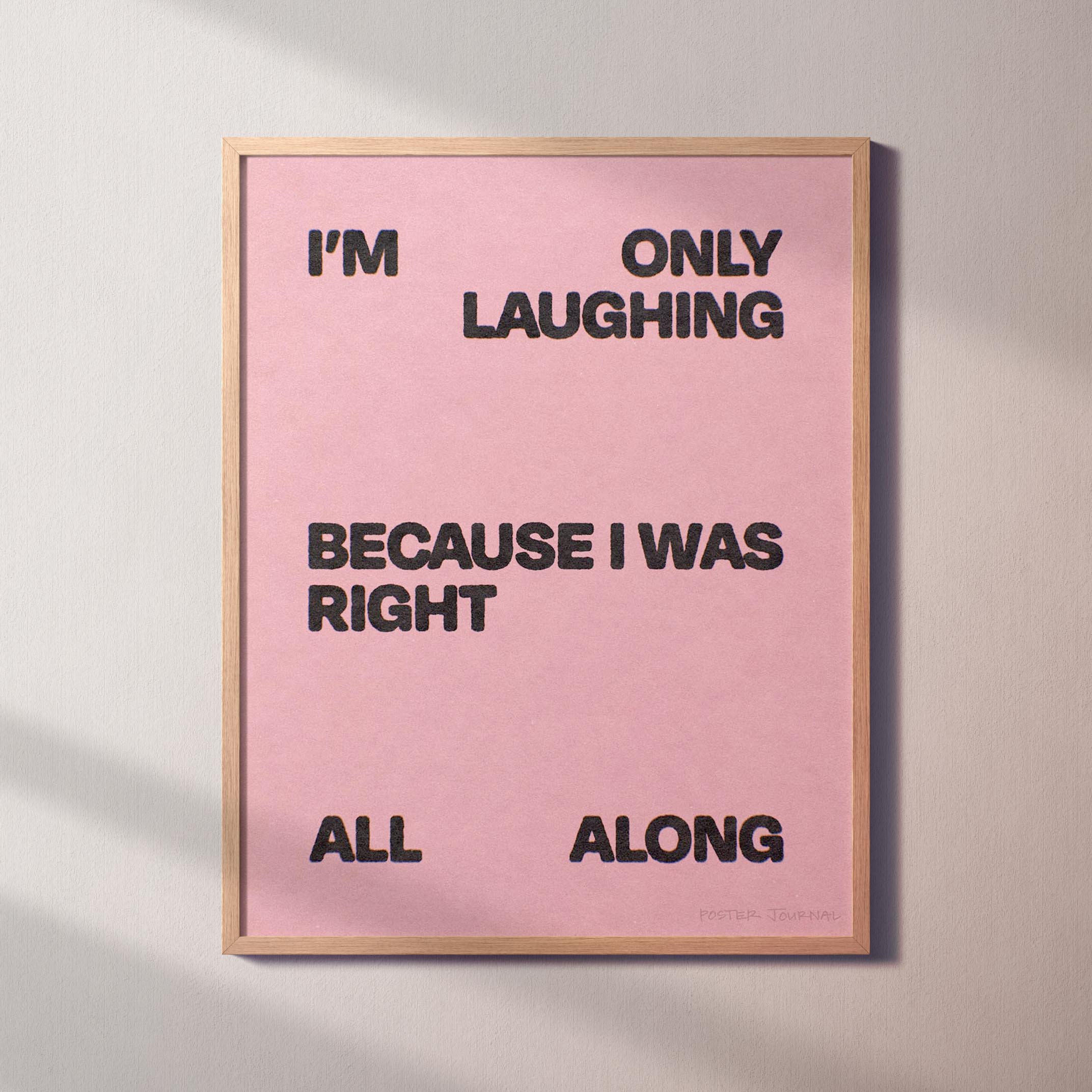 LAUGHING PRINT