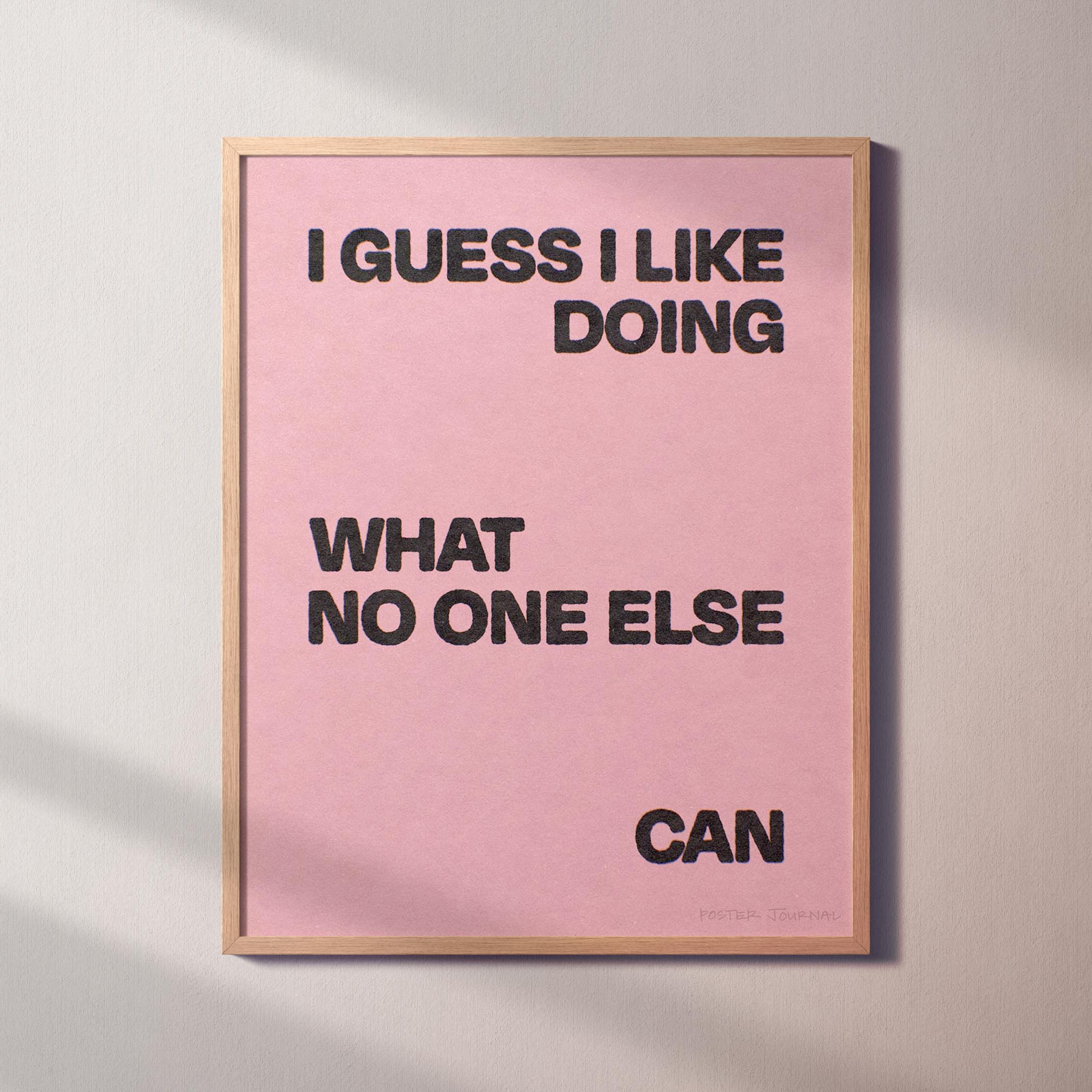 DOING PRINT