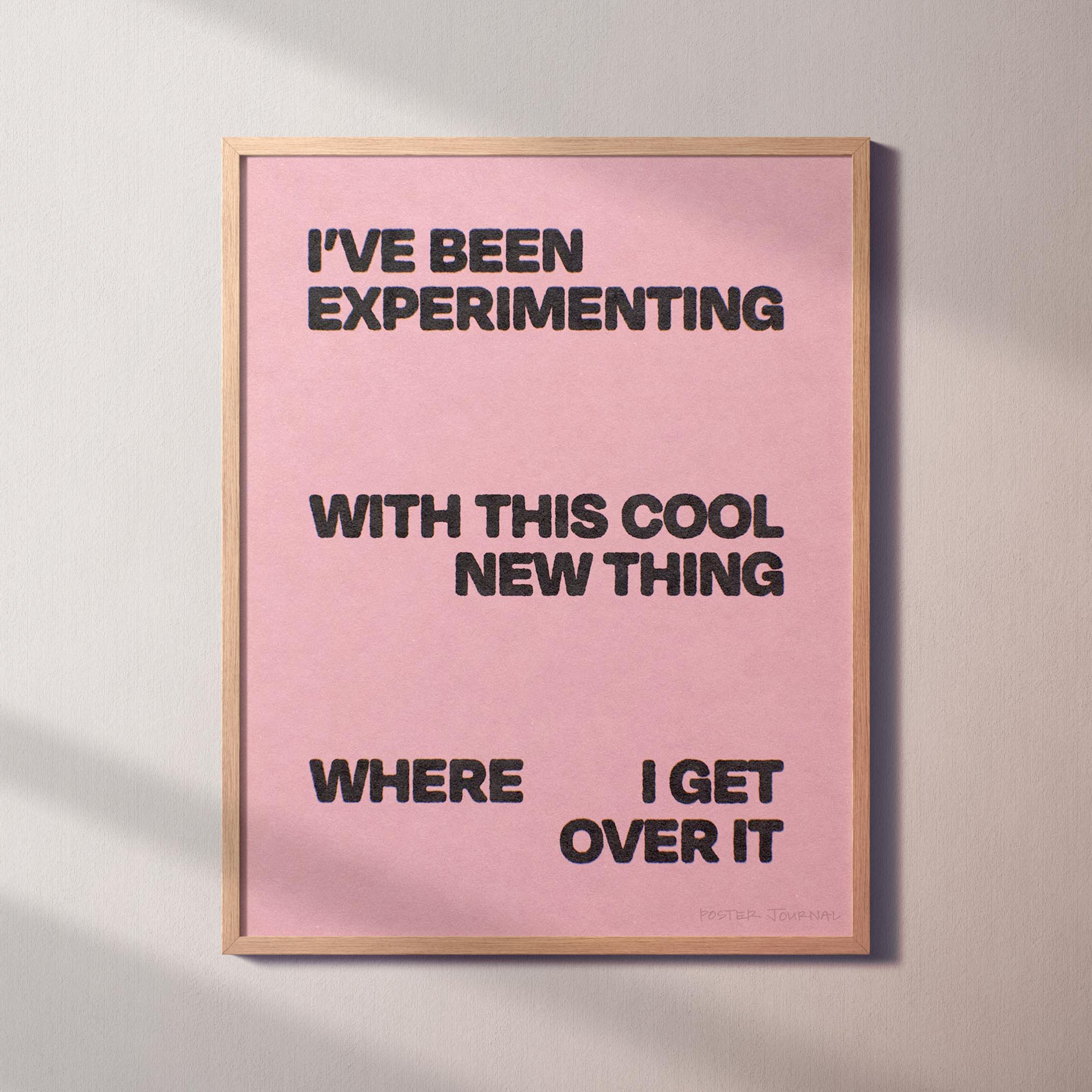 EXPERIMENTING PRINT