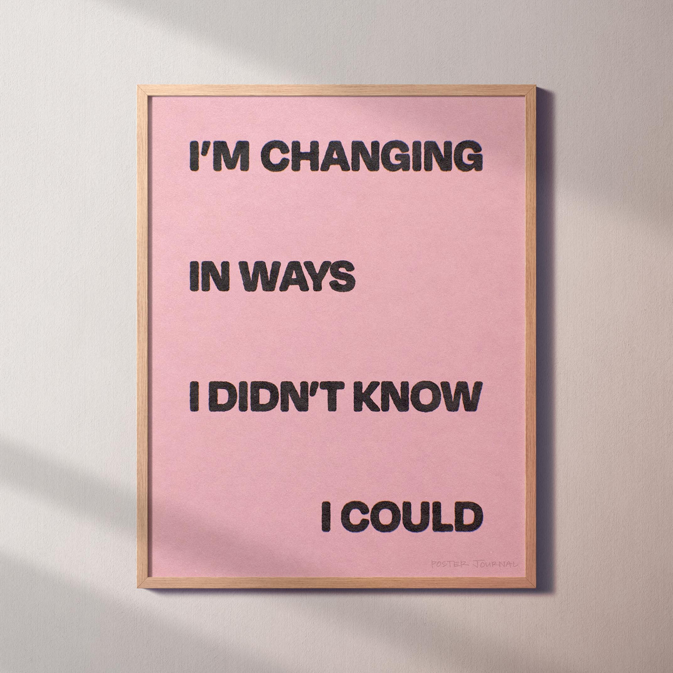 CHANGING PRINT