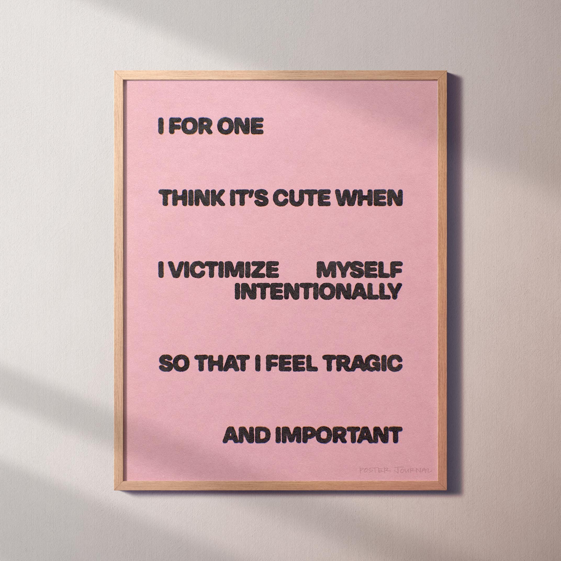 TRAGIC PRINT