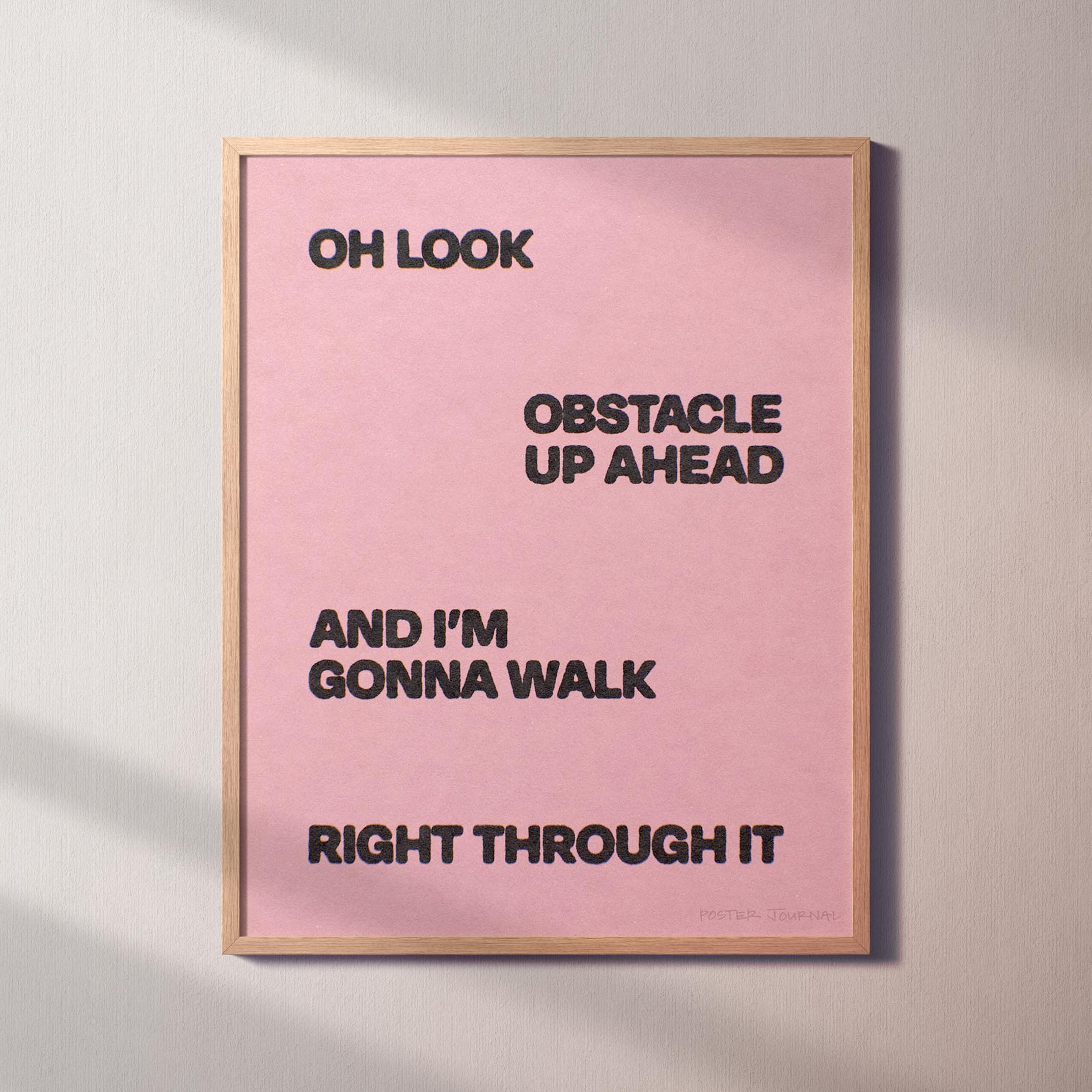 OBSTACLE PRINT