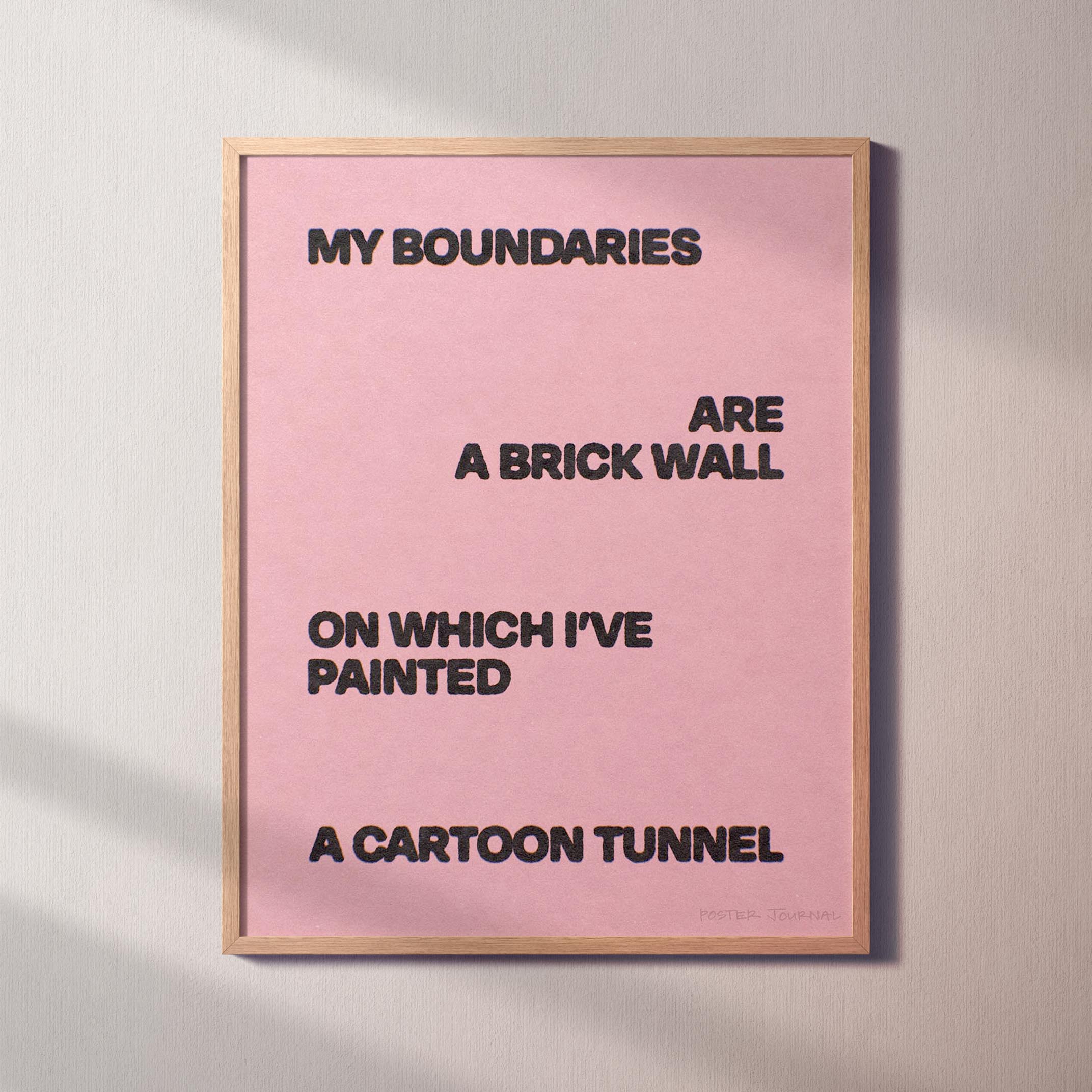 BOUNDARIES PRINT