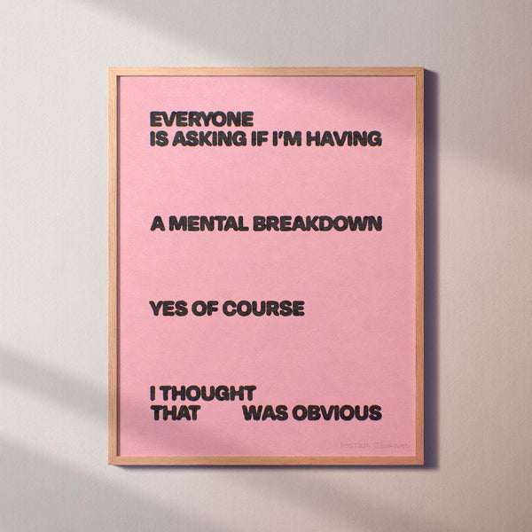 BREAKDOWN PRINT