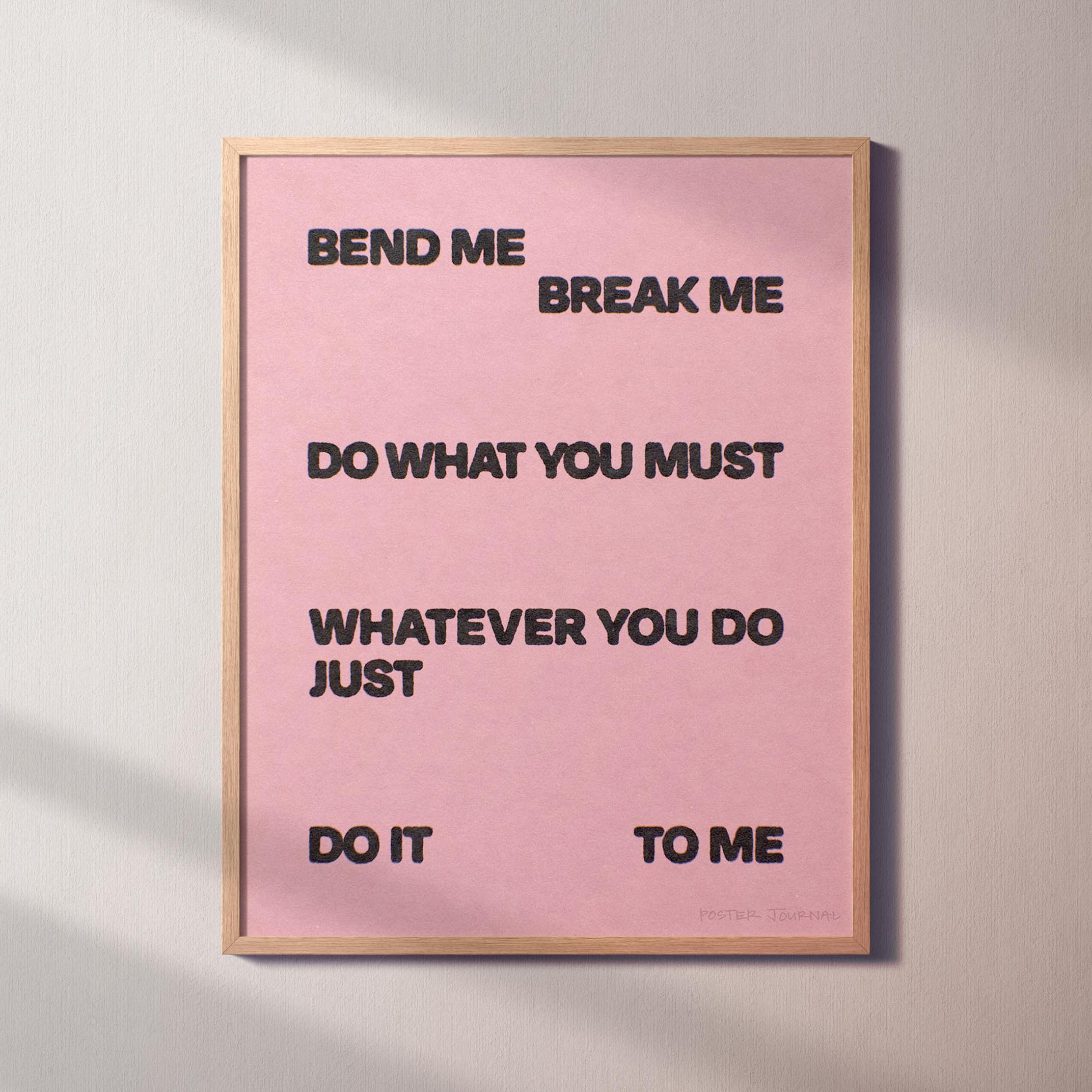 BEND PRINT