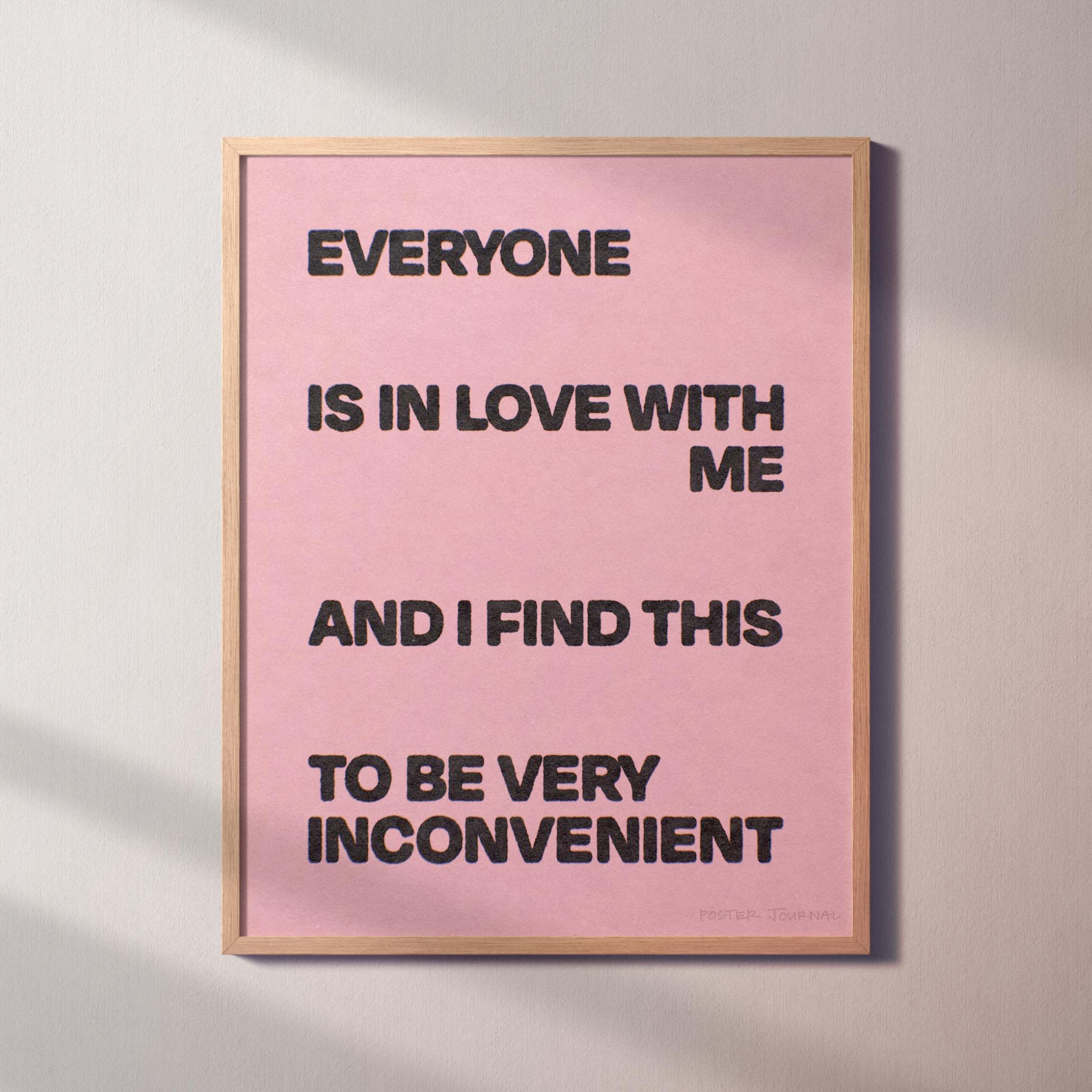 INCONVENIENT PRINT