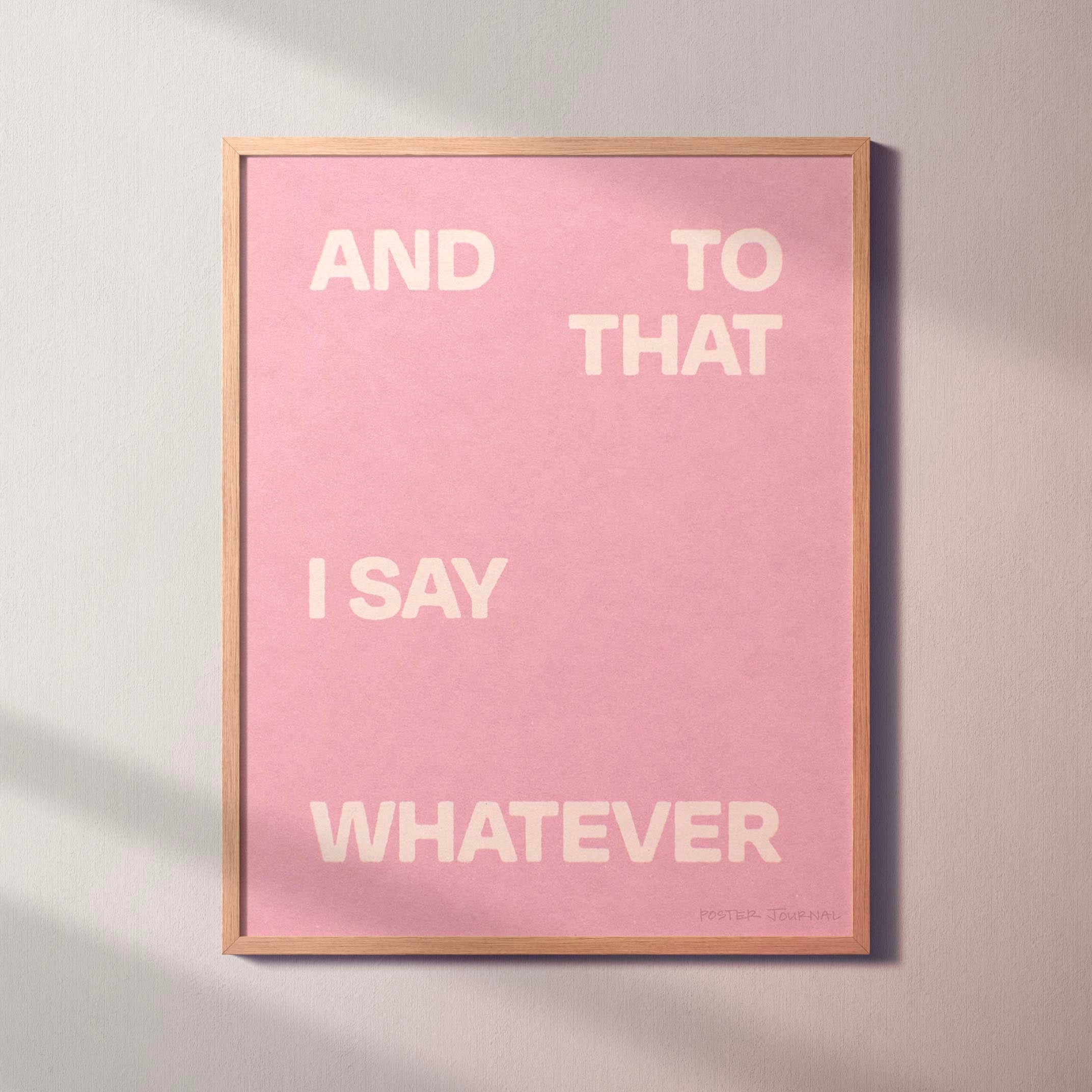 WHATEVER PRINT
