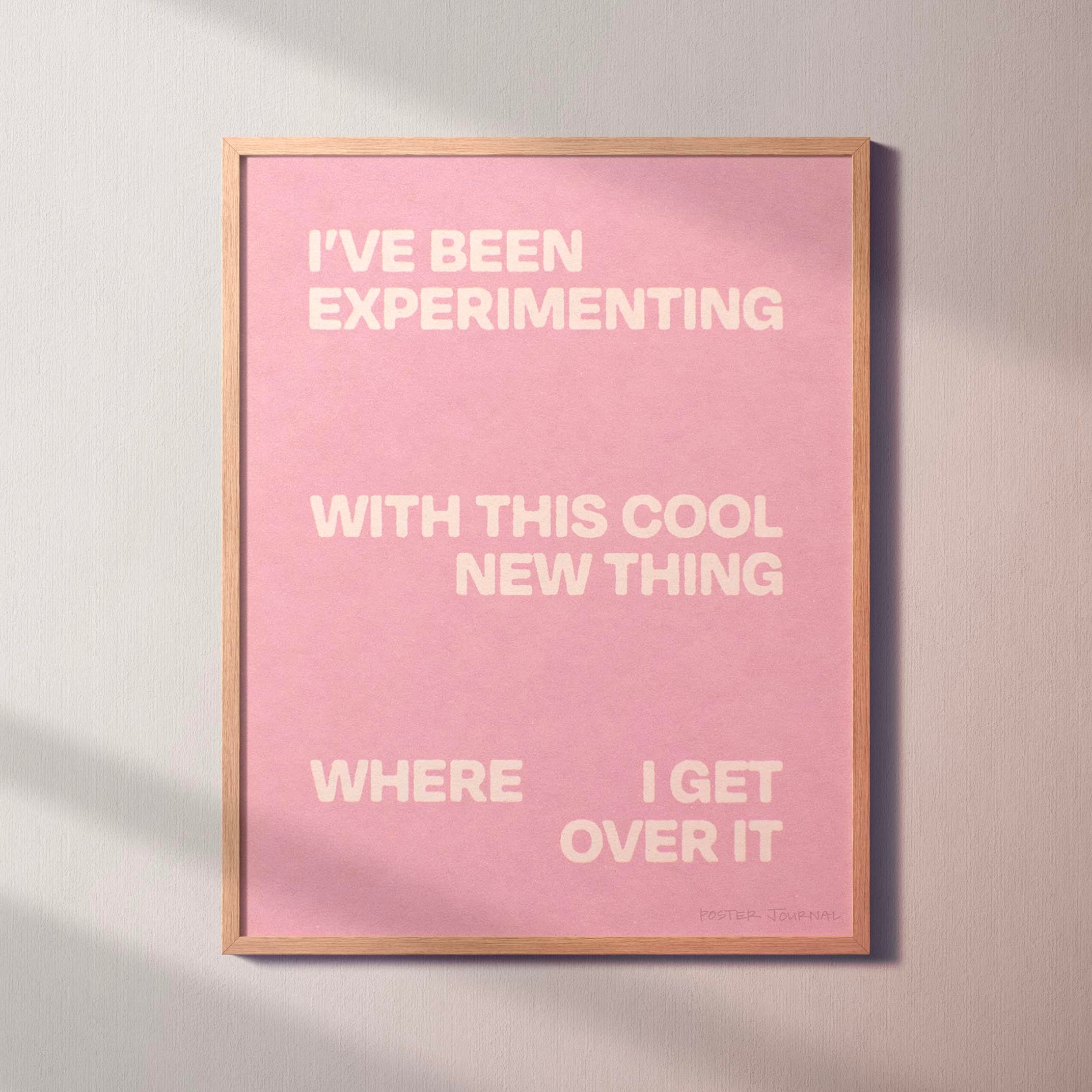 EXPERIMENTING PRINT