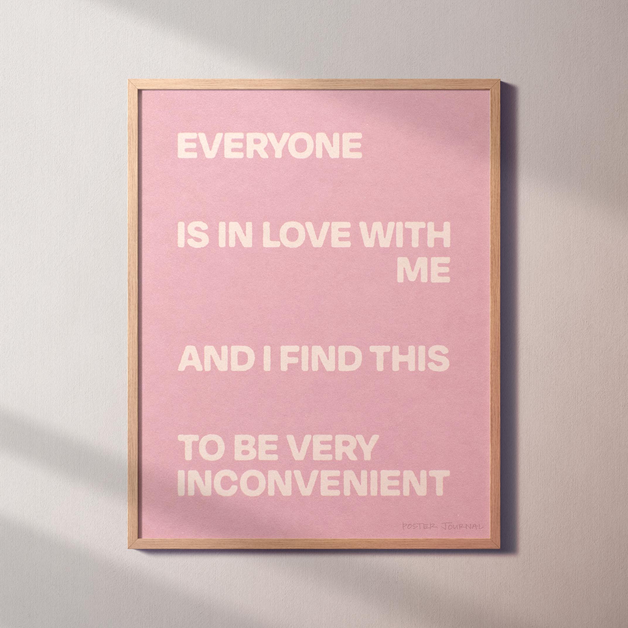 INCONVENIENT PRINT