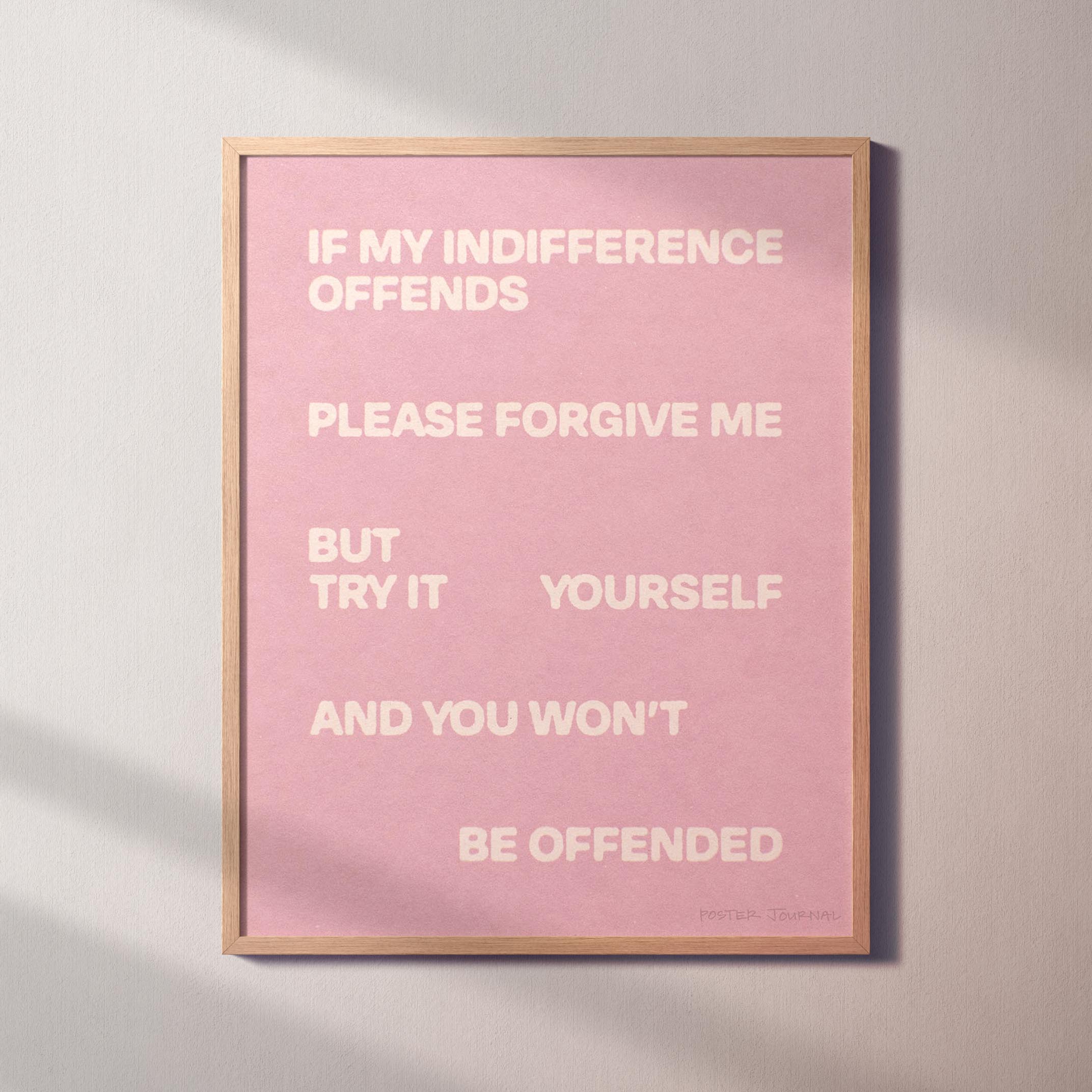 INDIFFERENCE PRINT