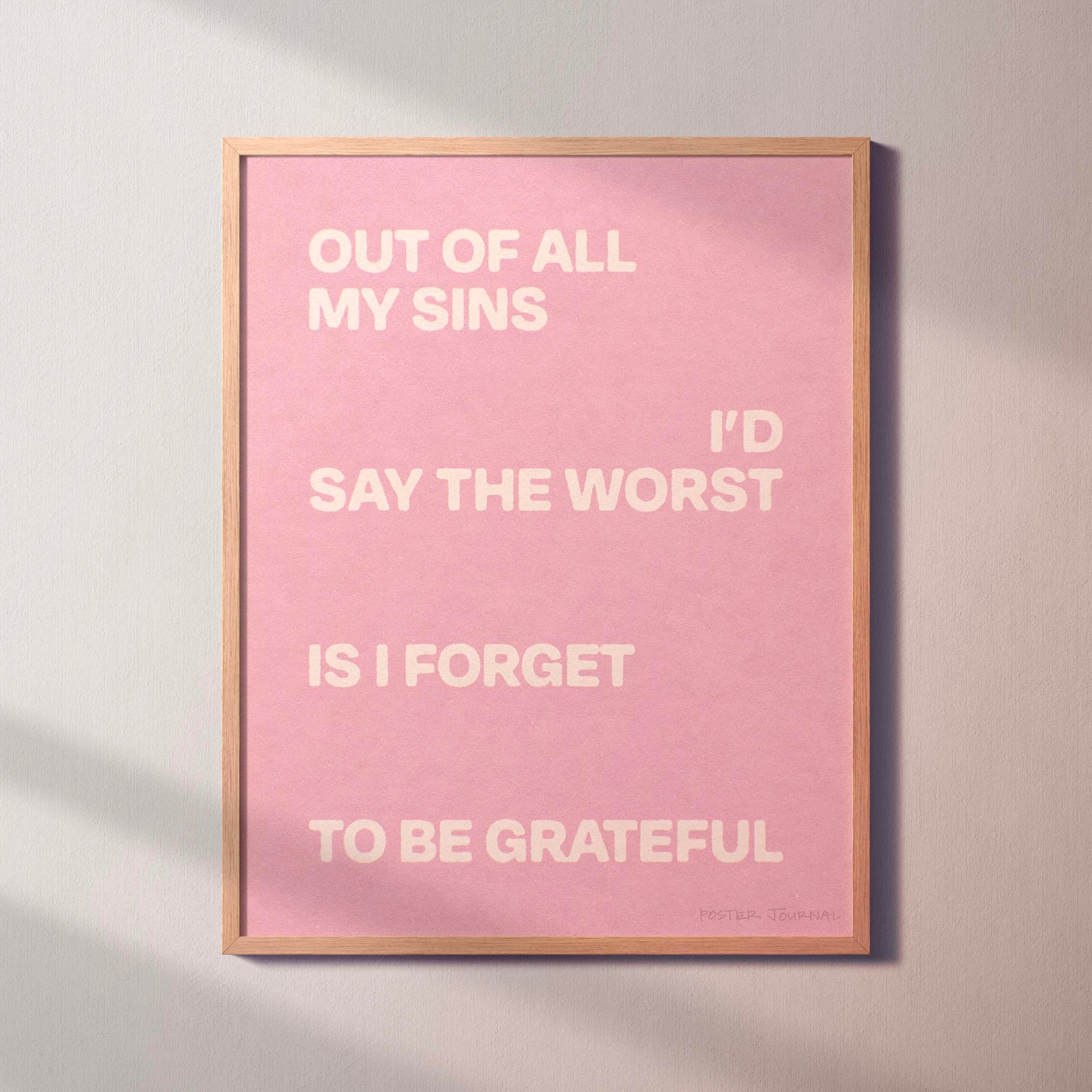 GRATEFUL PRINT