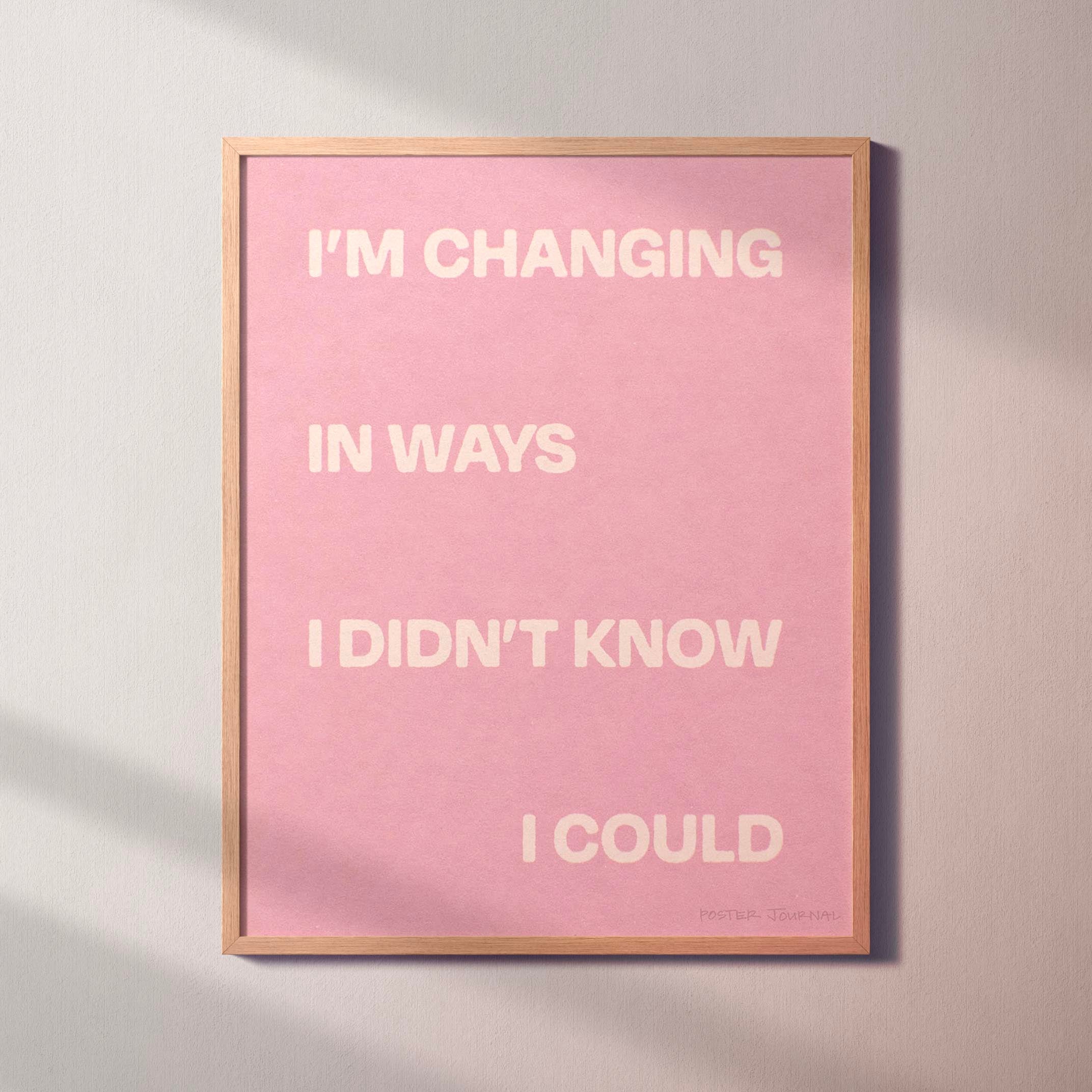 CHANGING PRINT