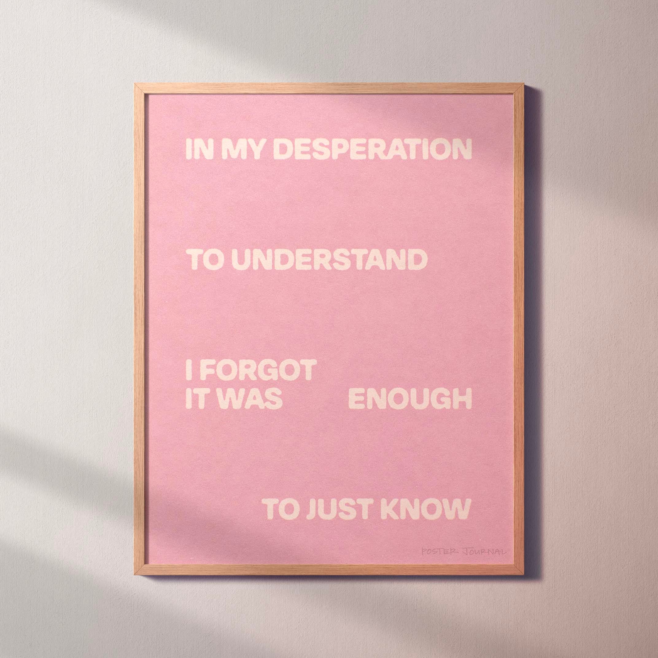 DESPERATION PRINT