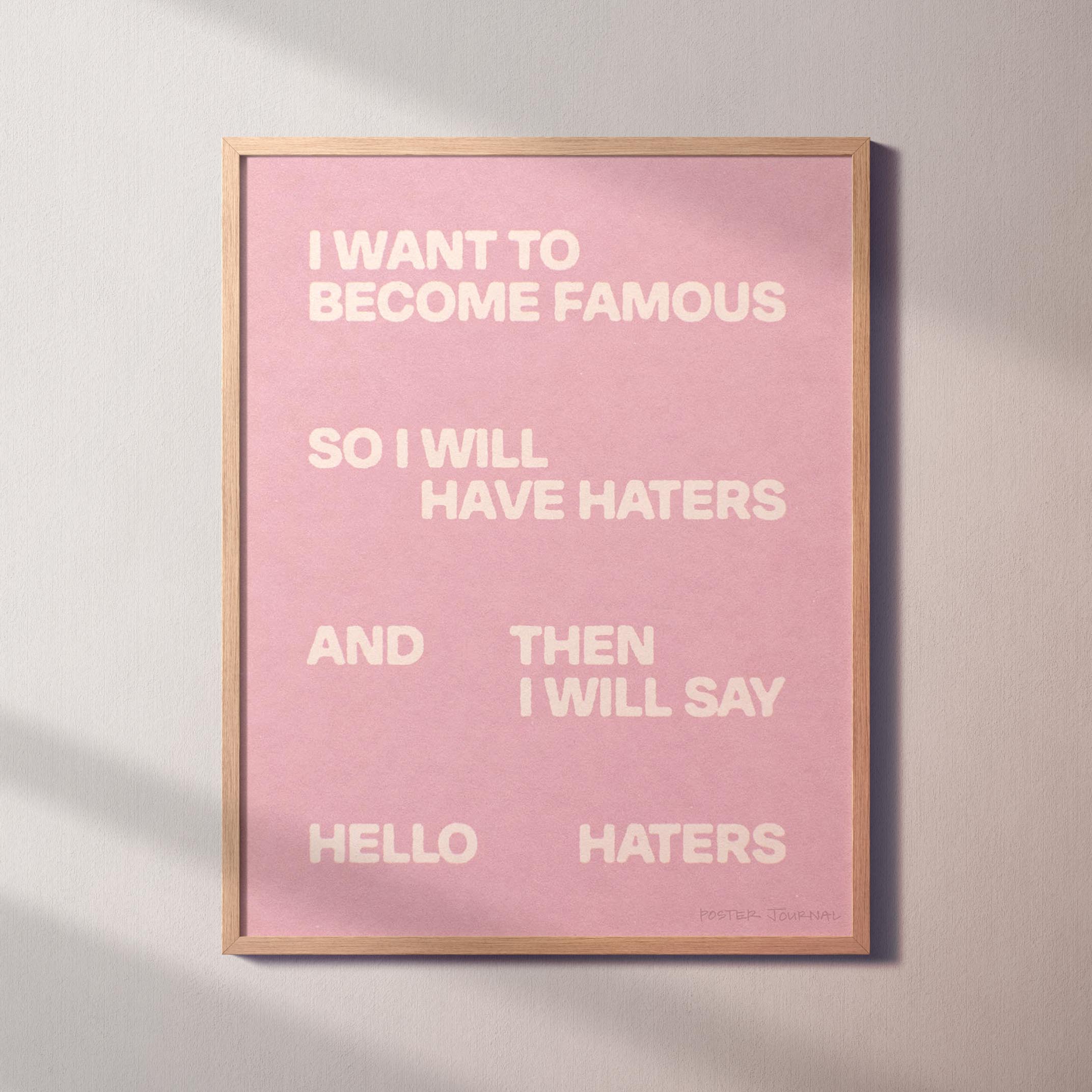 HATERS PRINT