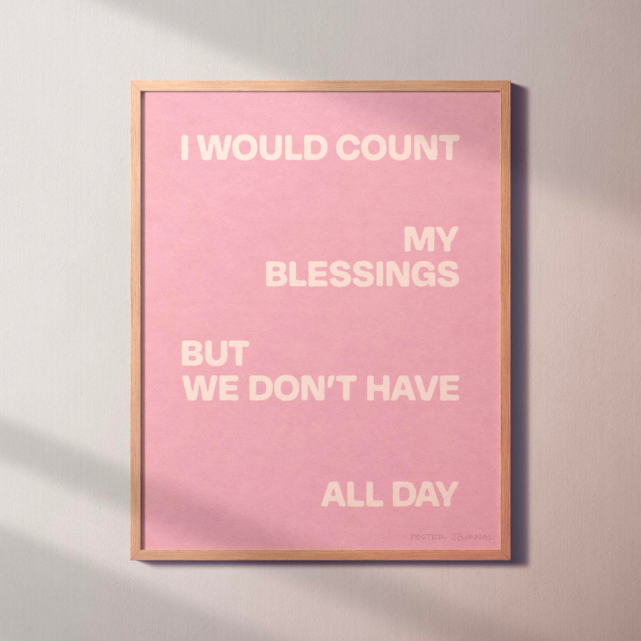 BLESSINGS PRINT