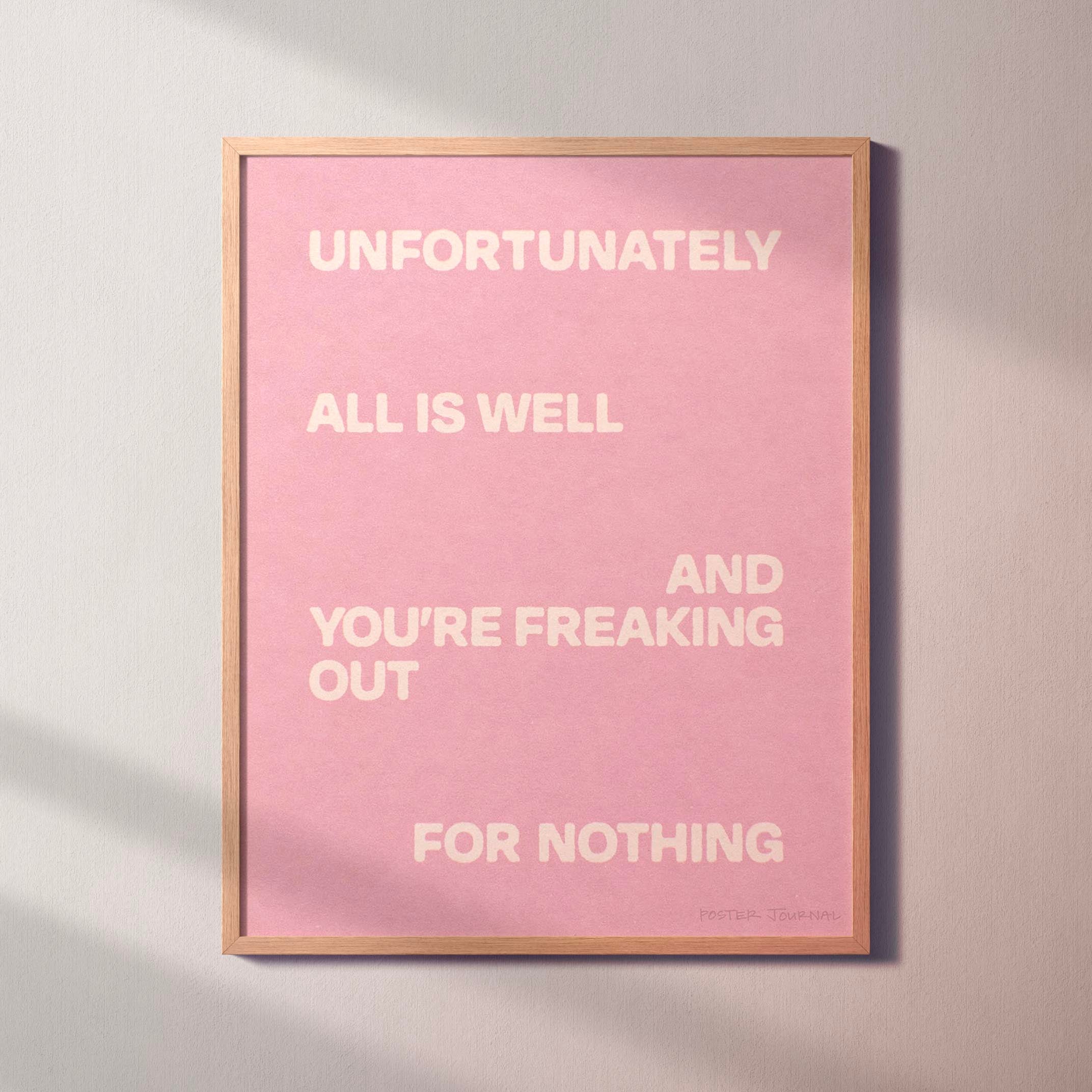 UNFORTUNATELY PRINT