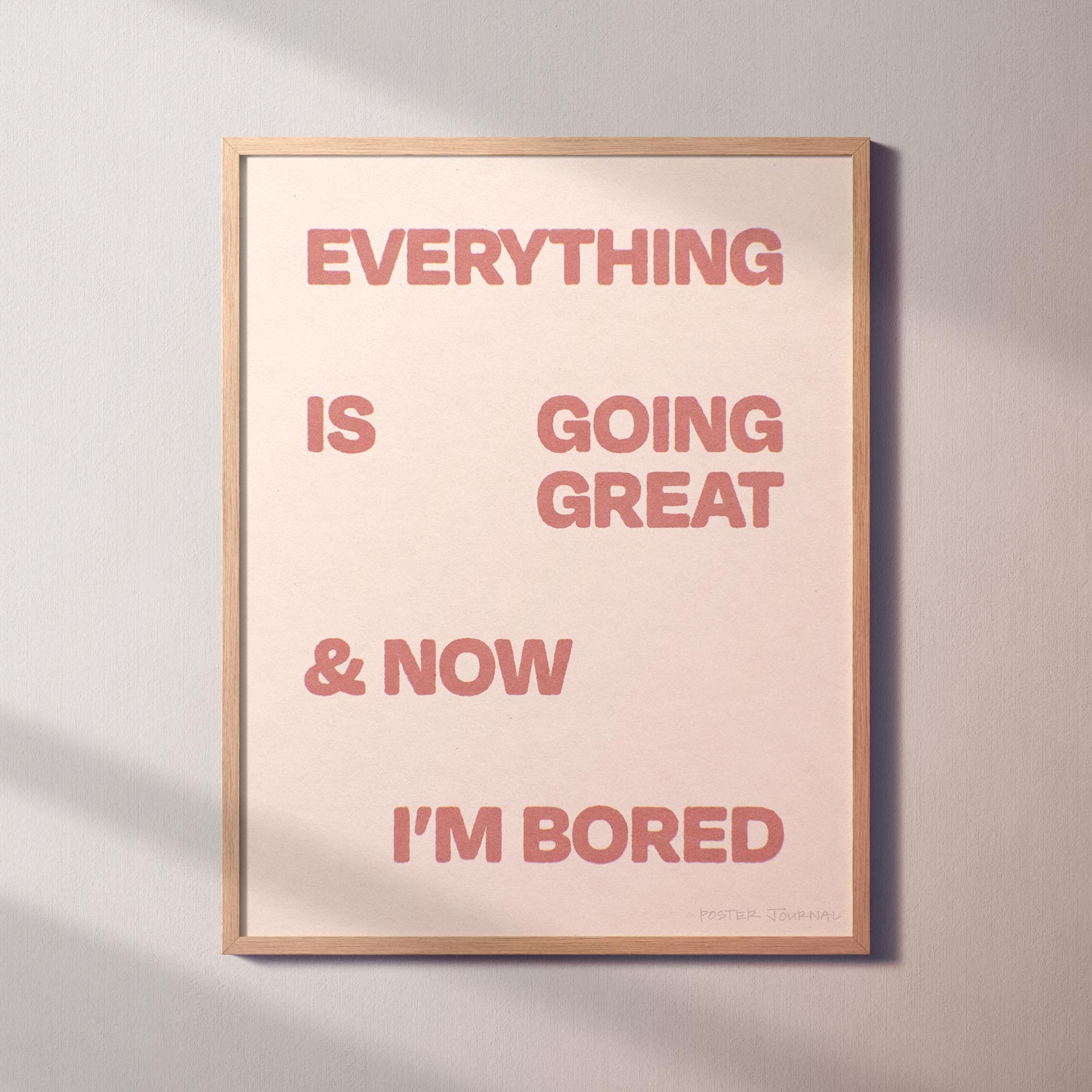 BORED PRINT