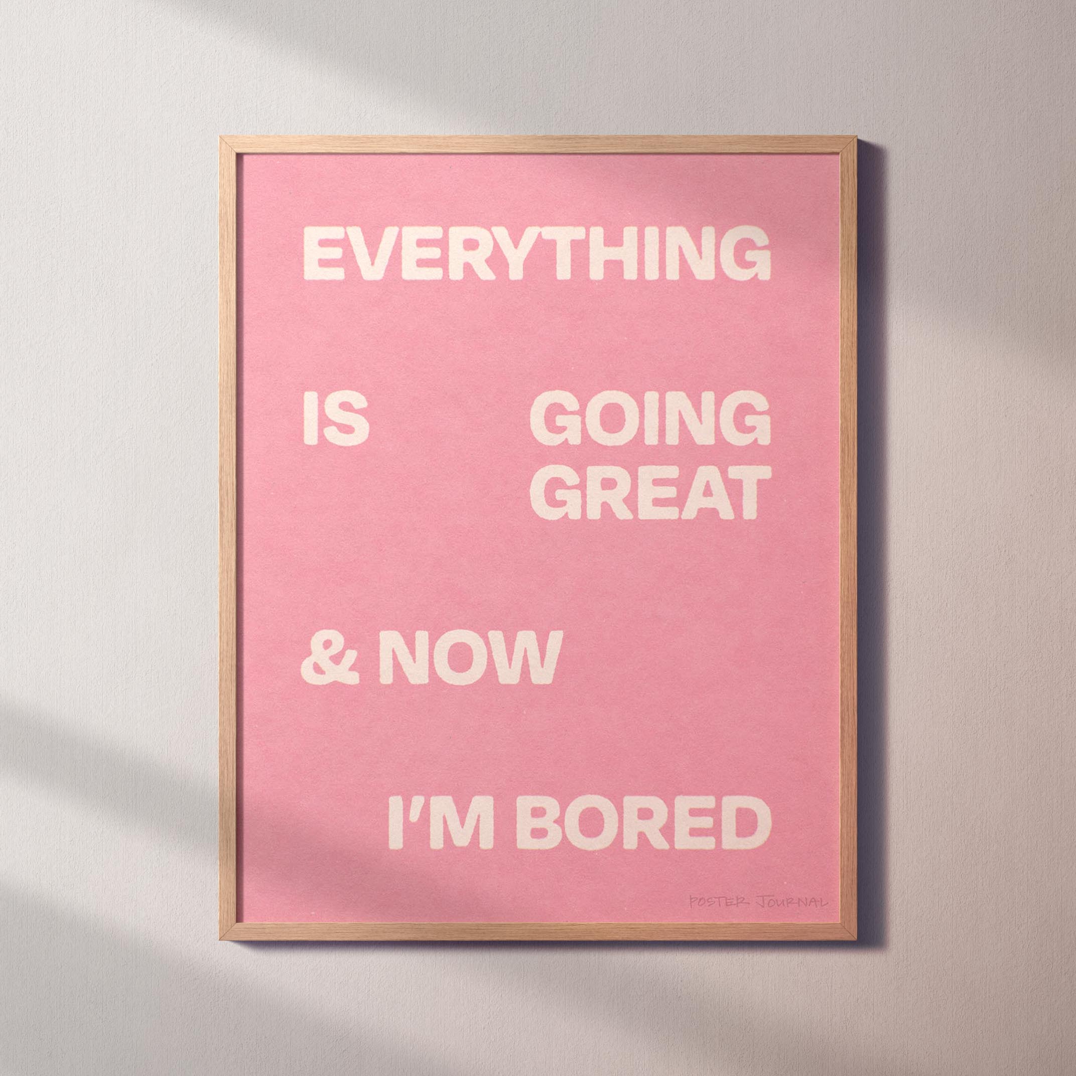 BORED PRINT
