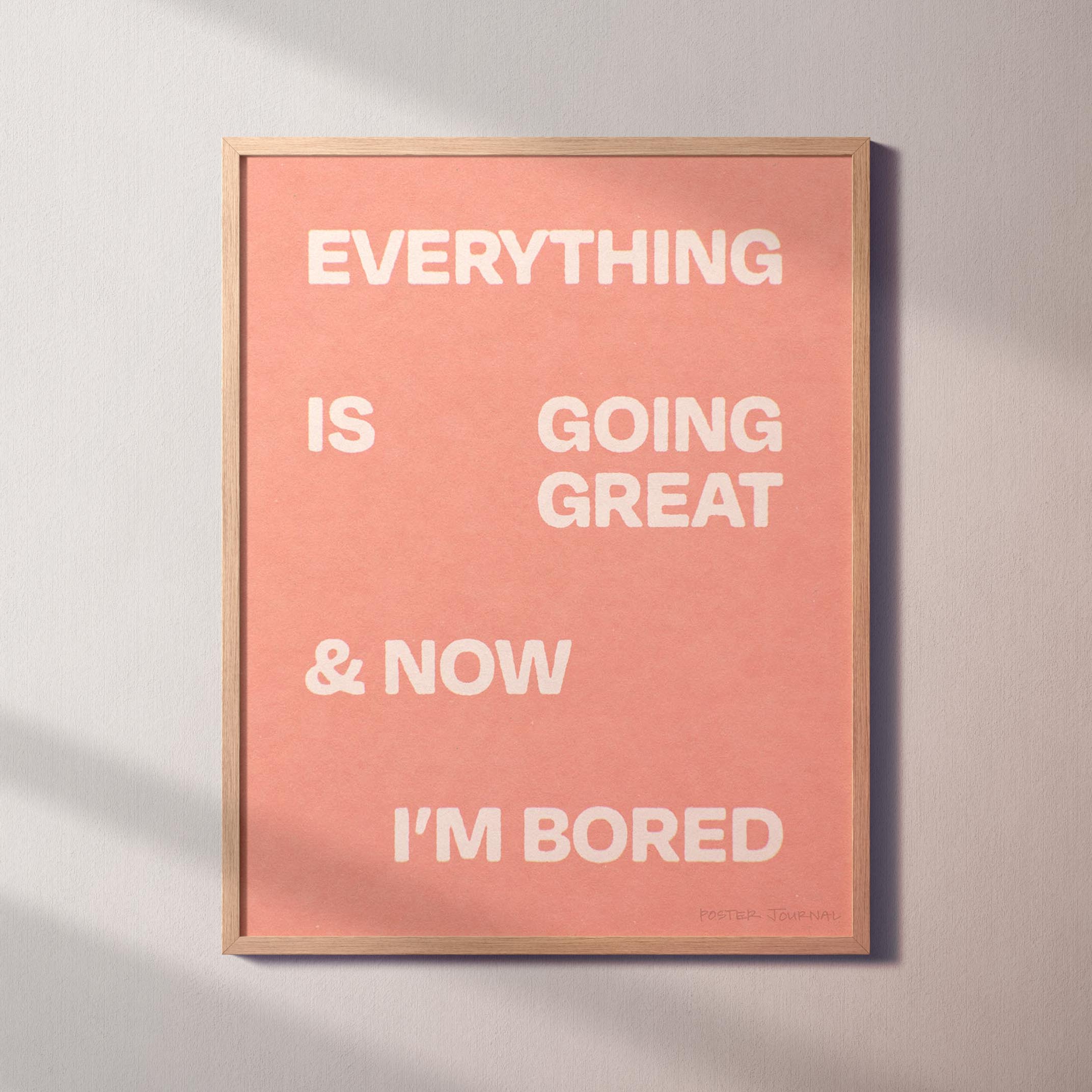 BORED PRINT