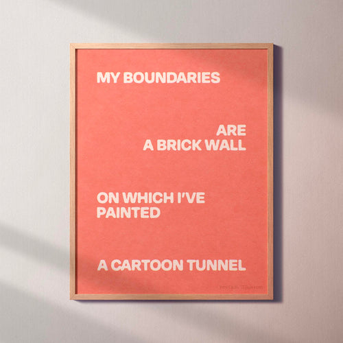 BOUNDARIES PRINT