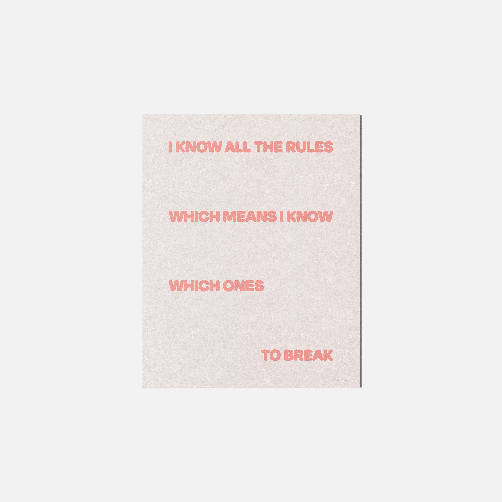 BREAK PRINT