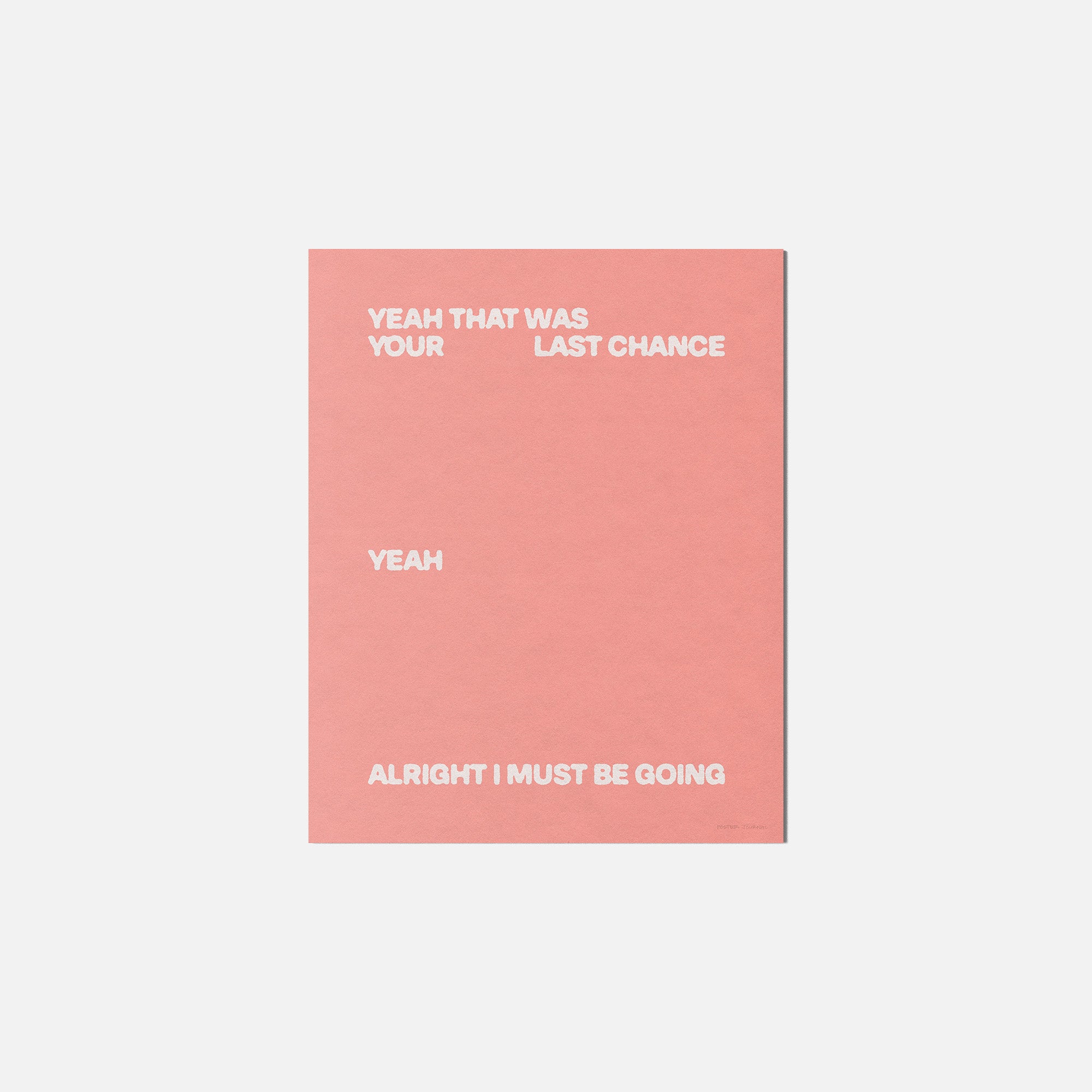 CHANCE PRINT
