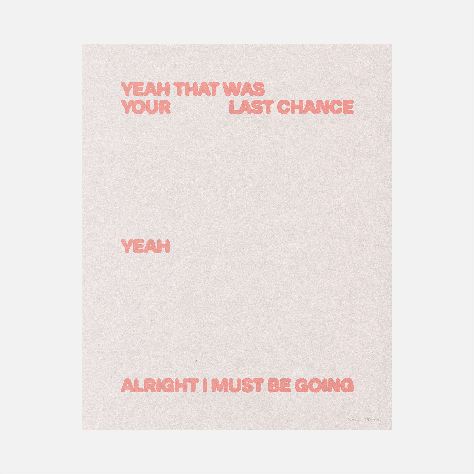 CHANCE PRINT