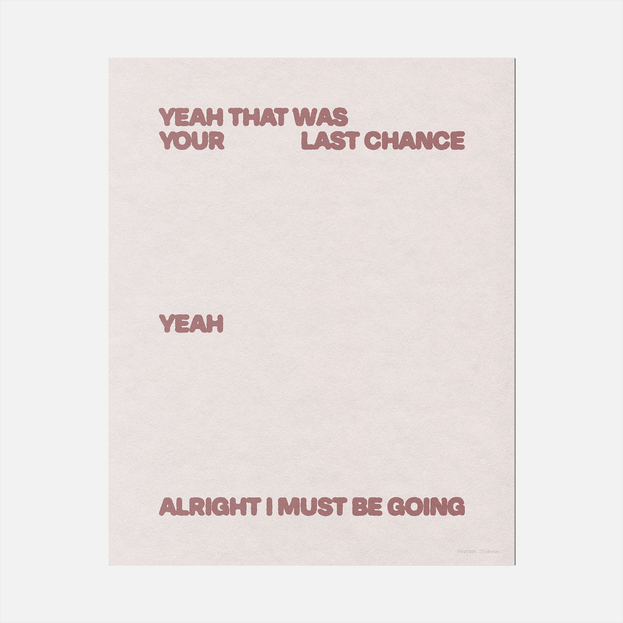 CHANCE PRINT