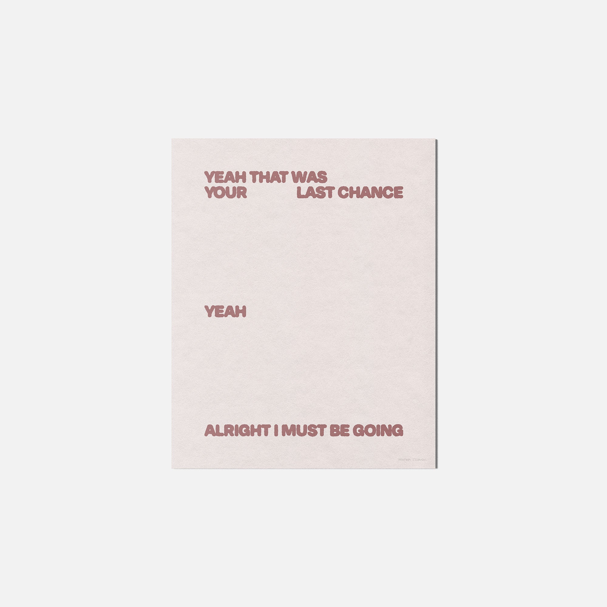 CHANCE PRINT