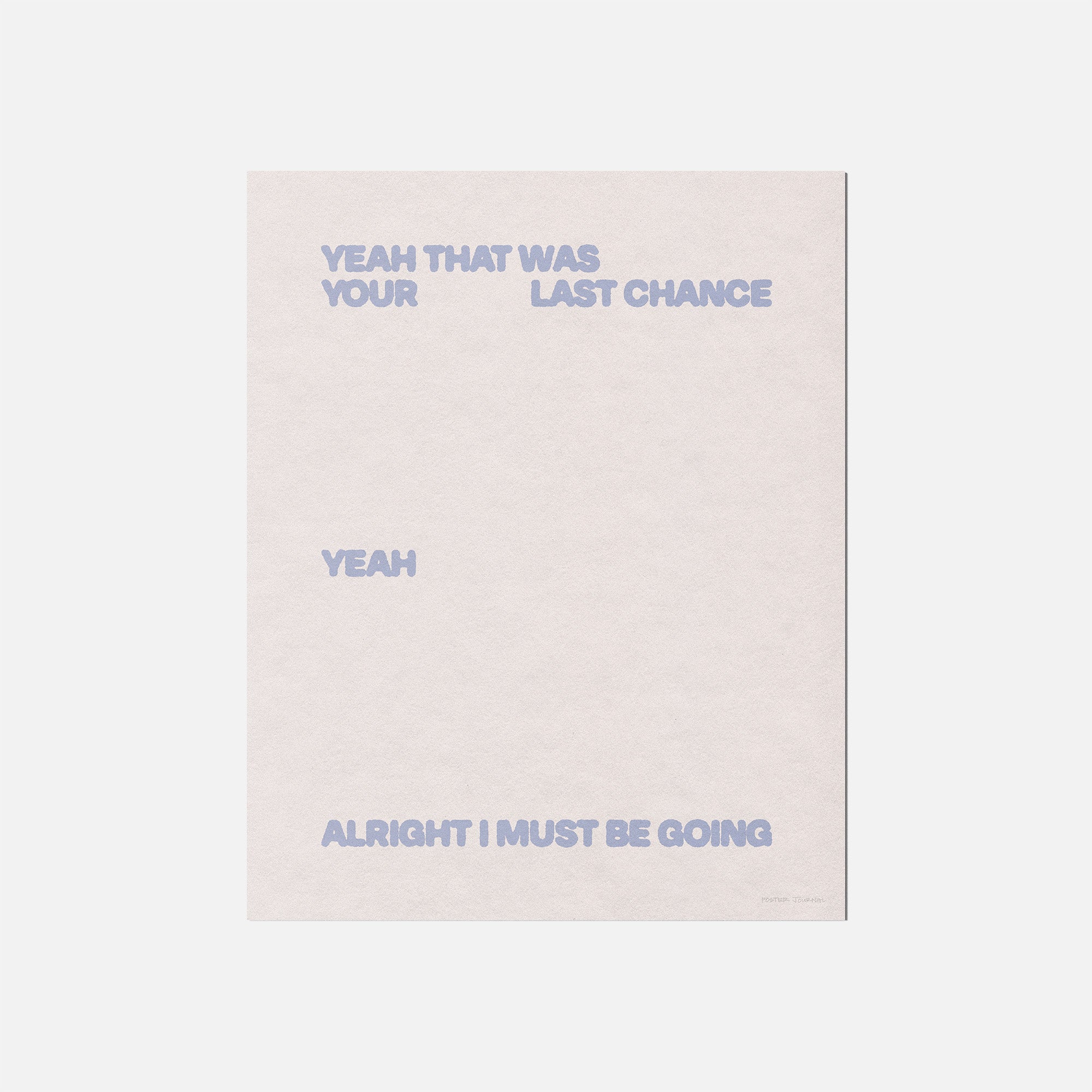CHANCE PRINT