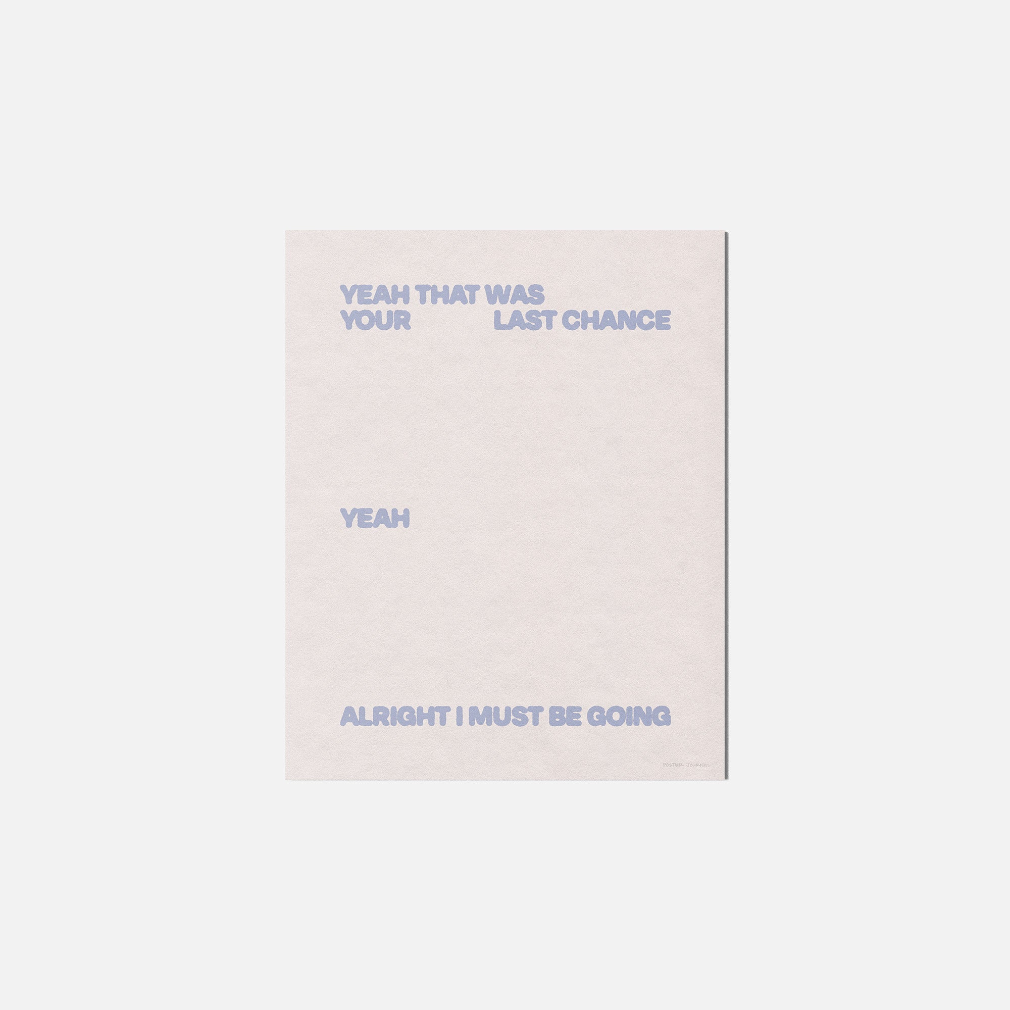 CHANCE PRINT