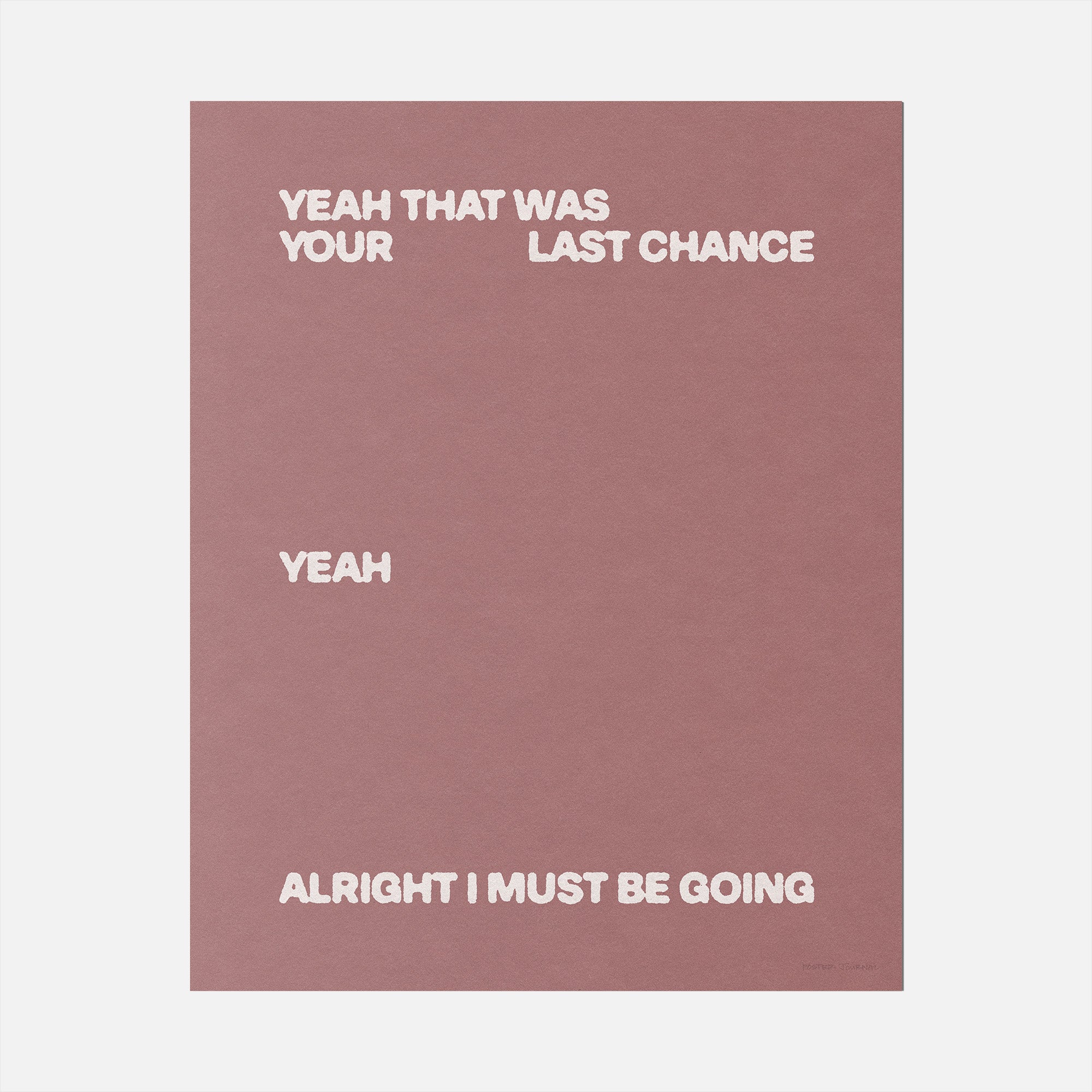 CHANCE PRINT