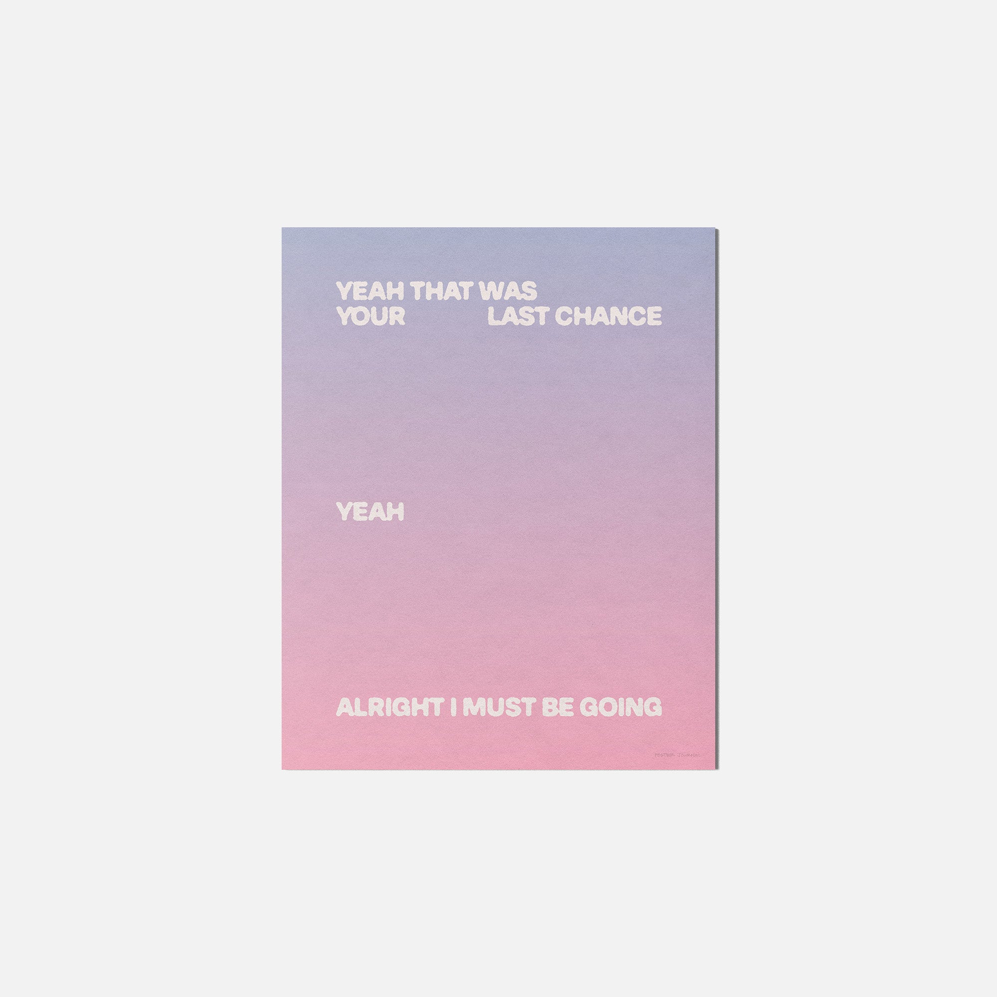 CHANCE PRINT
