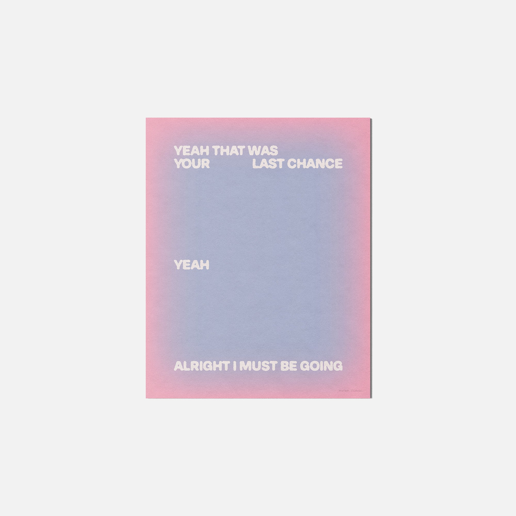 CHANCE PRINT