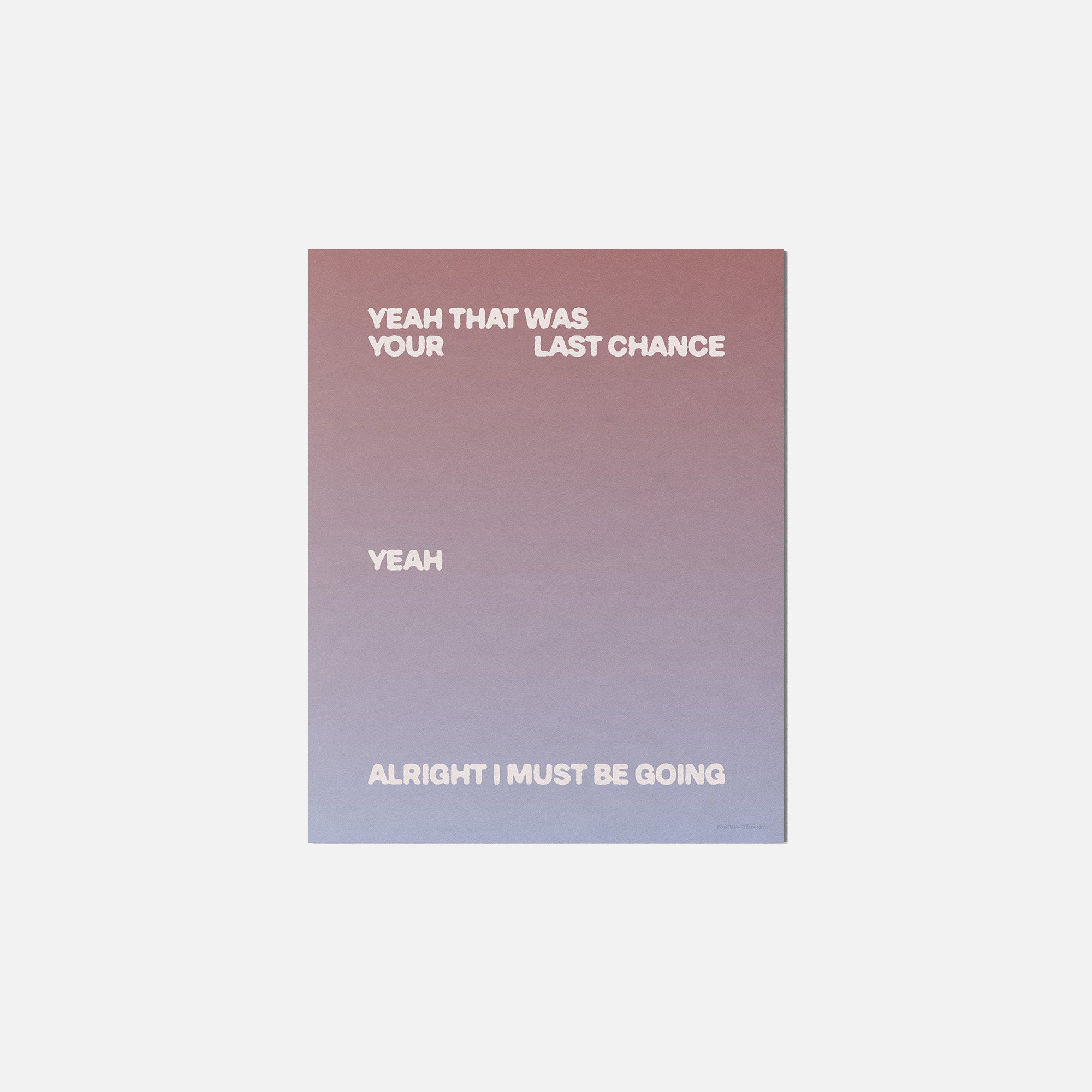 CHANCE PRINT