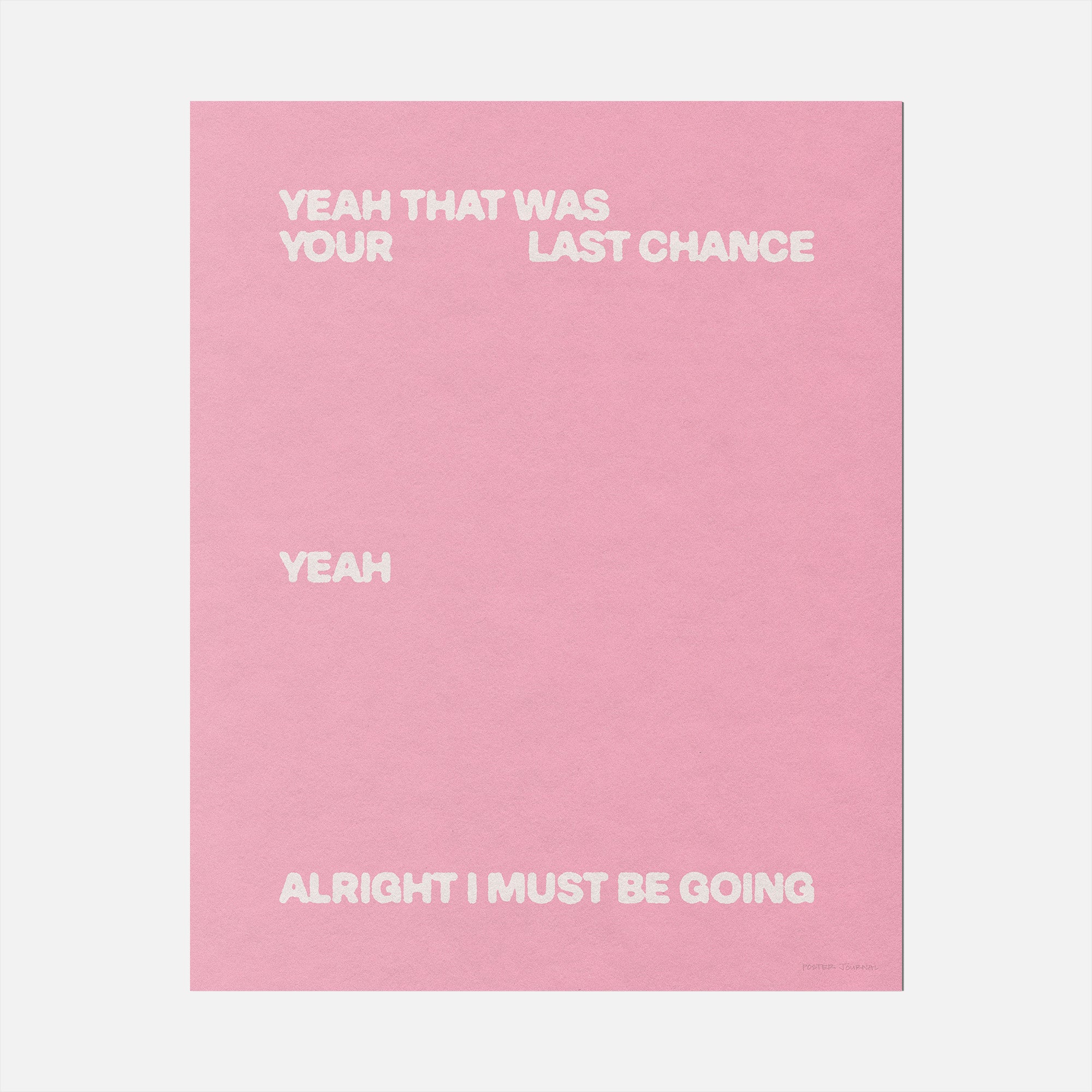 CHANCE PRINT