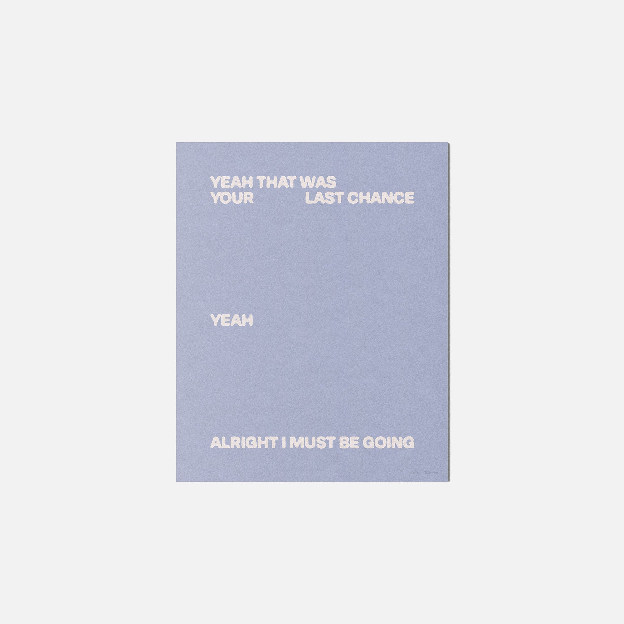 CHANCE PRINT
